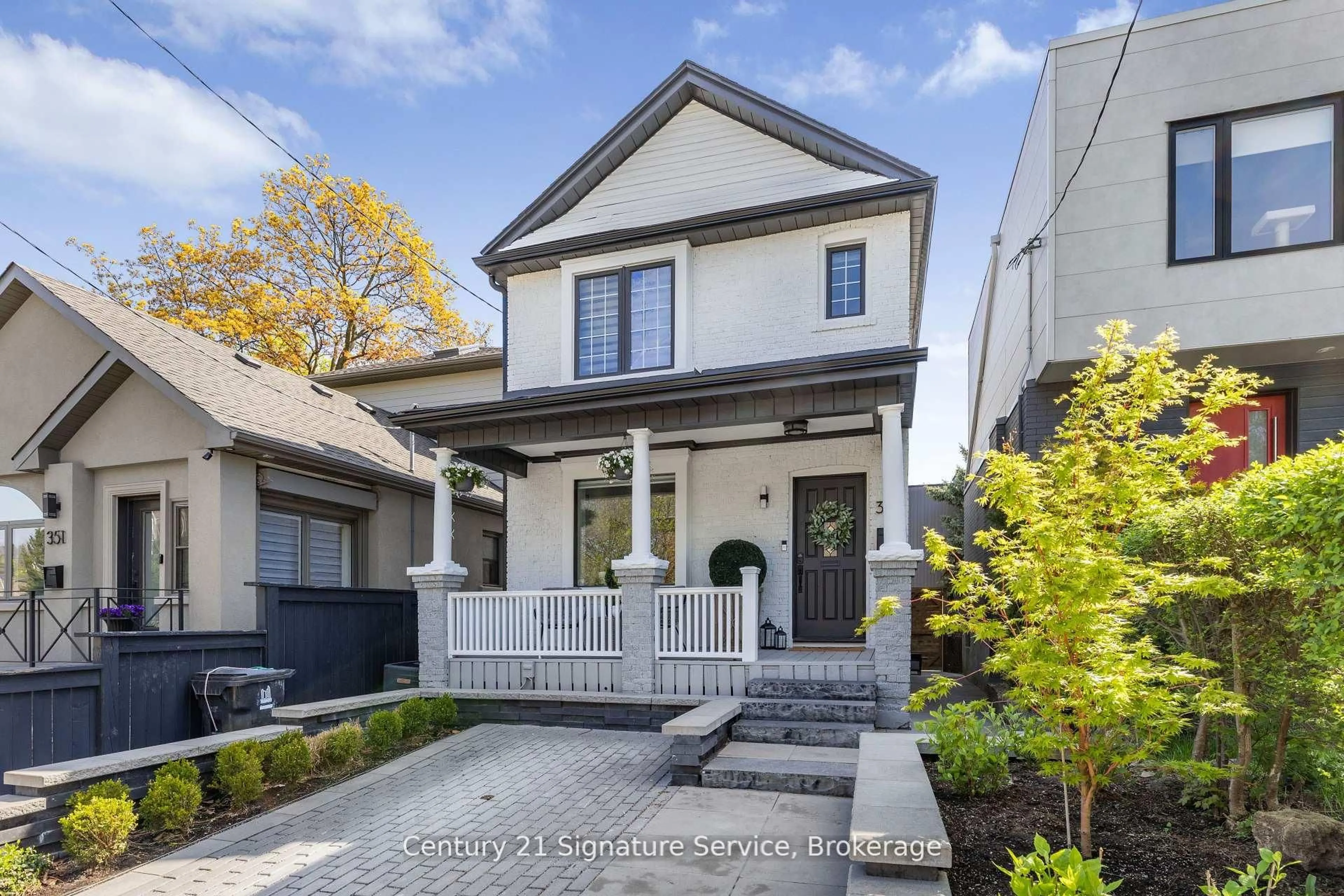 Home with brick exterior material, street for 349 Windermere Ave, Toronto Ontario M6S 3L1