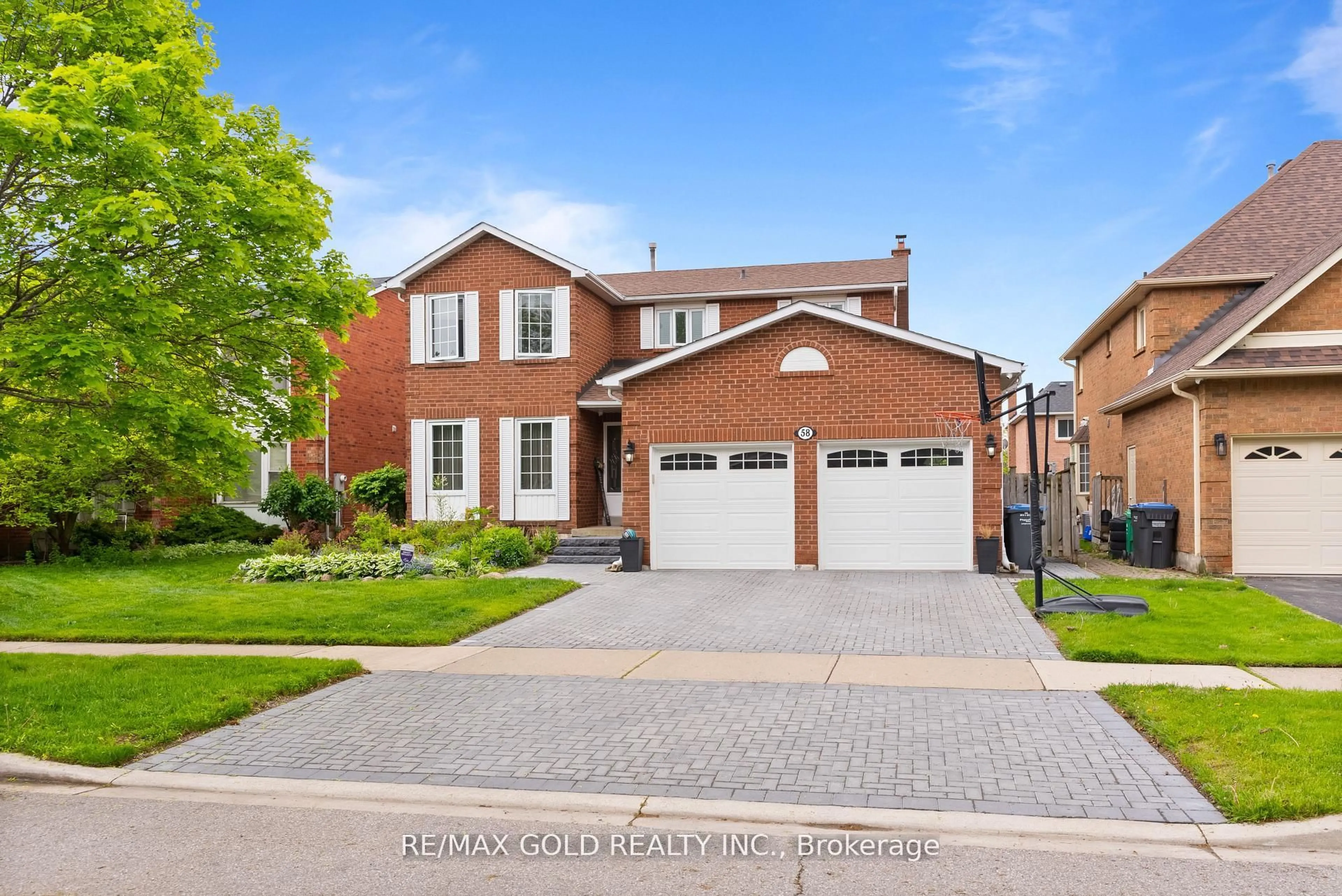 Home with brick exterior material, street for 58 Hall Cres, Brampton Ontario L6X 3J5