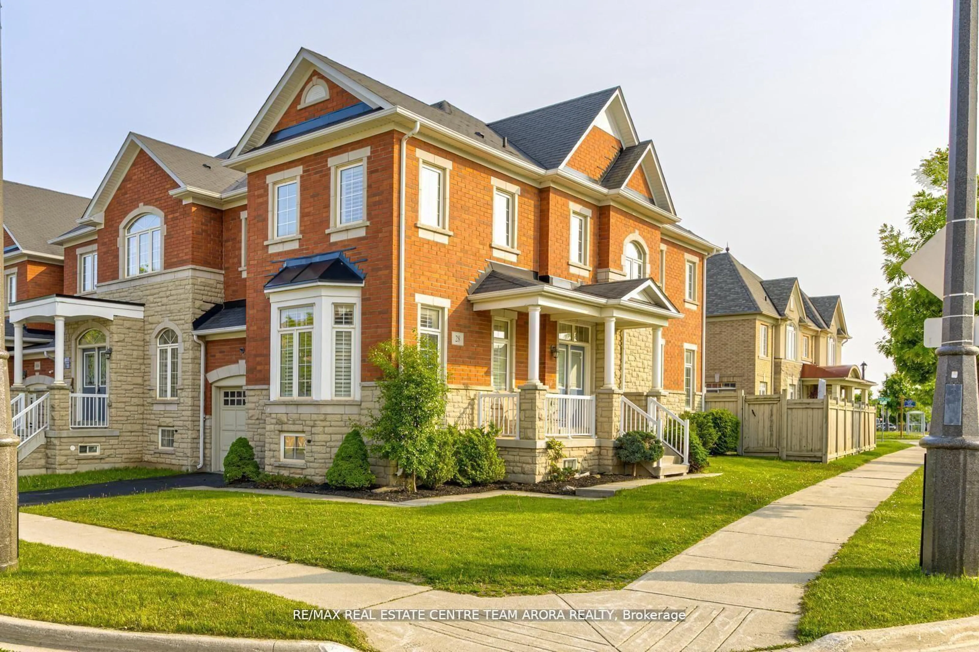 Home with brick exterior material, street for 28 Sixteen Mile Dr, Oakville Ontario L6M 0S7