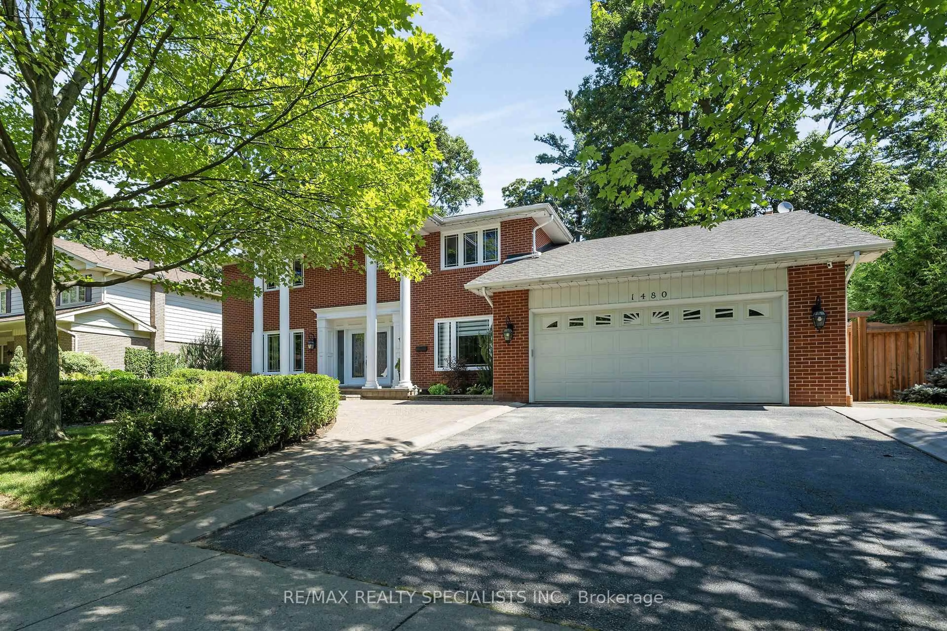 Home with brick exterior material, street for 1480 Ballyclare Dr, Mississauga Ontario L5C 1J5