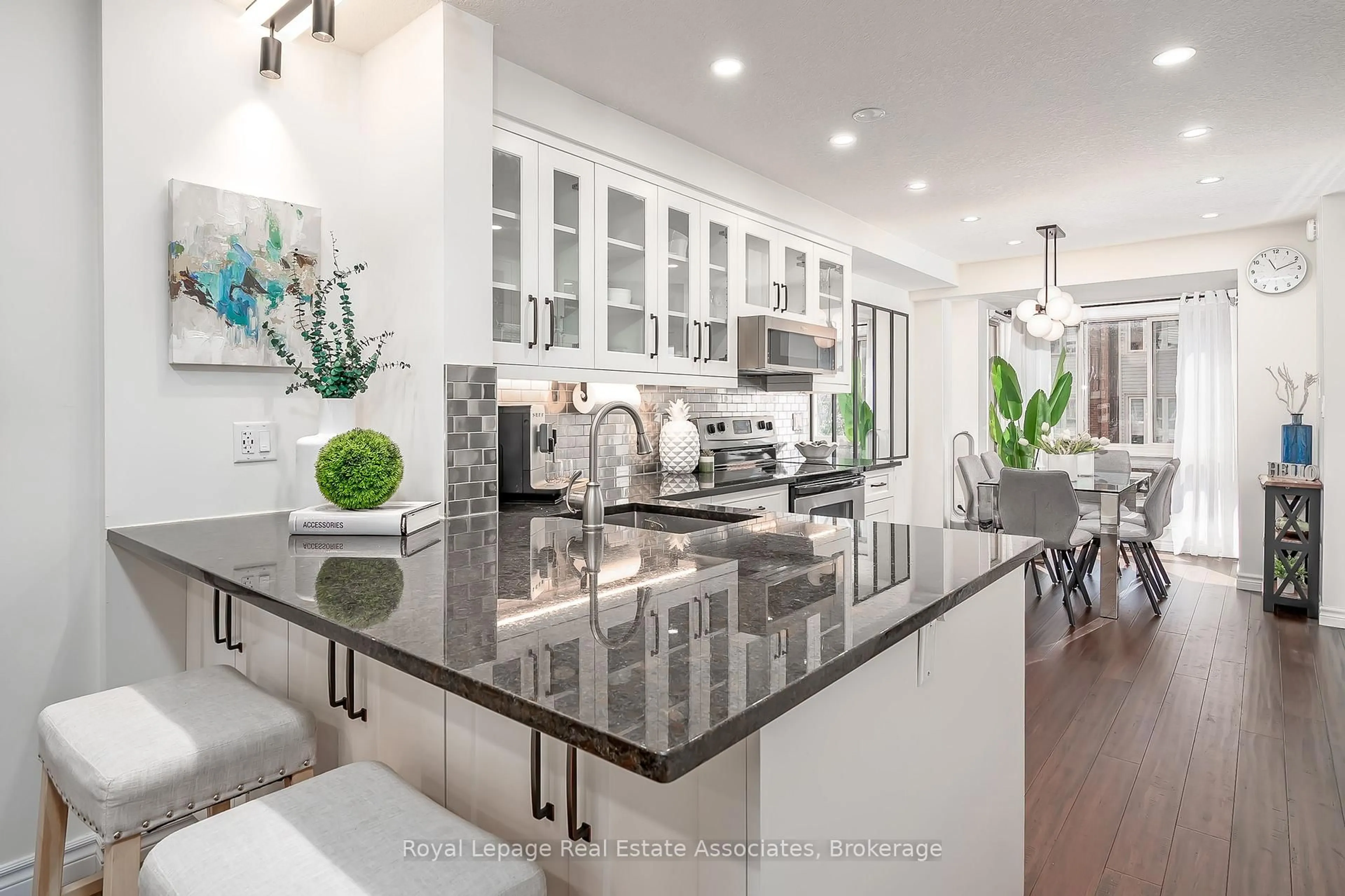 Contemporary kitchen, ceramic/tile floor for 895 Maple Ave #508, Burlington Ontario L7S 2H7