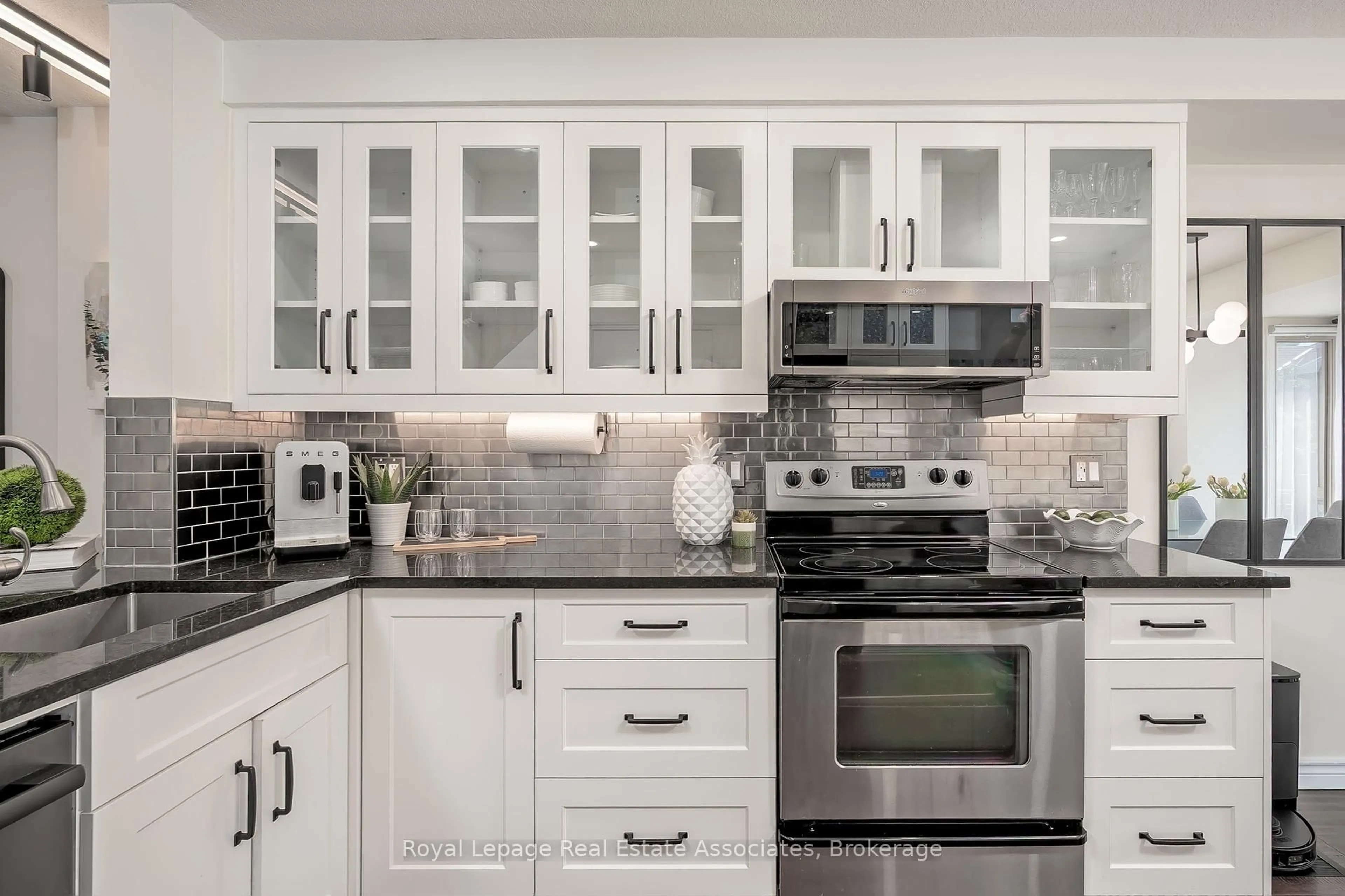 Contemporary kitchen, ceramic/tile floor for 895 Maple Ave #508, Burlington Ontario L7S 2H7