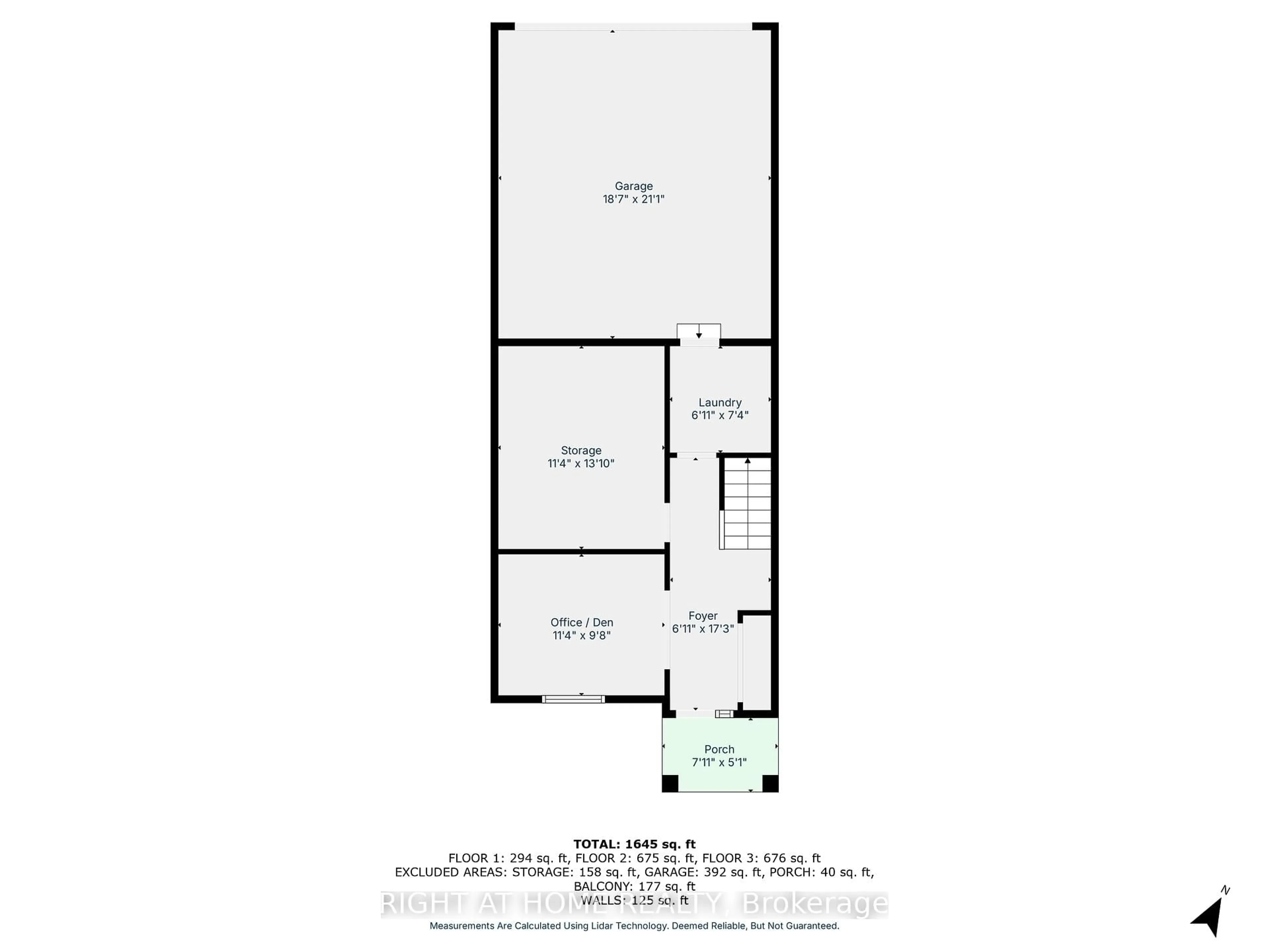 Floor plan for 18 Allium Rd, Brampton Ontario L7A 4H5