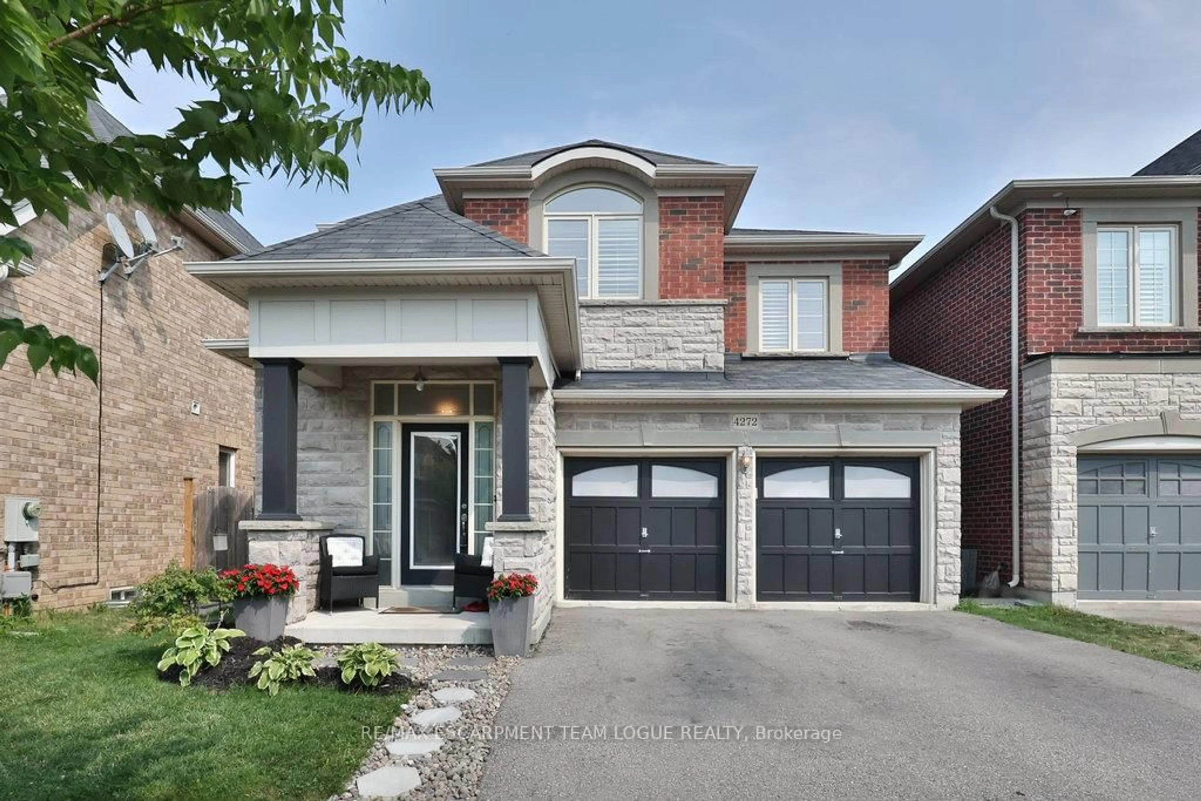 Home with brick exterior material, street for 4272 VIVALDI Rd, Burlington Ontario L7M 0N5