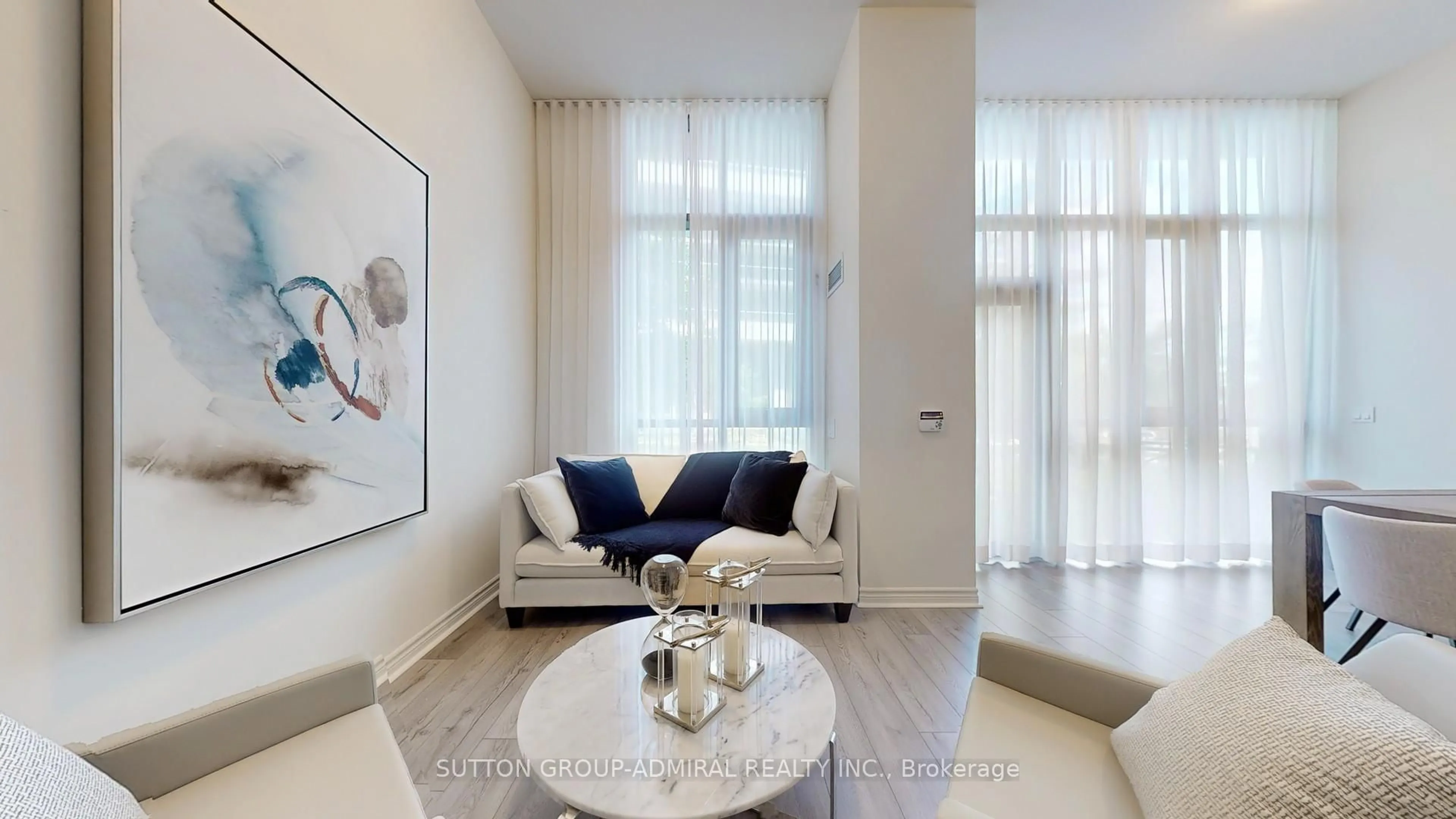 Living room with furniture, unknown for 39 Annie Craig Dr #Th 101, Toronto Ontario M8V 0C5