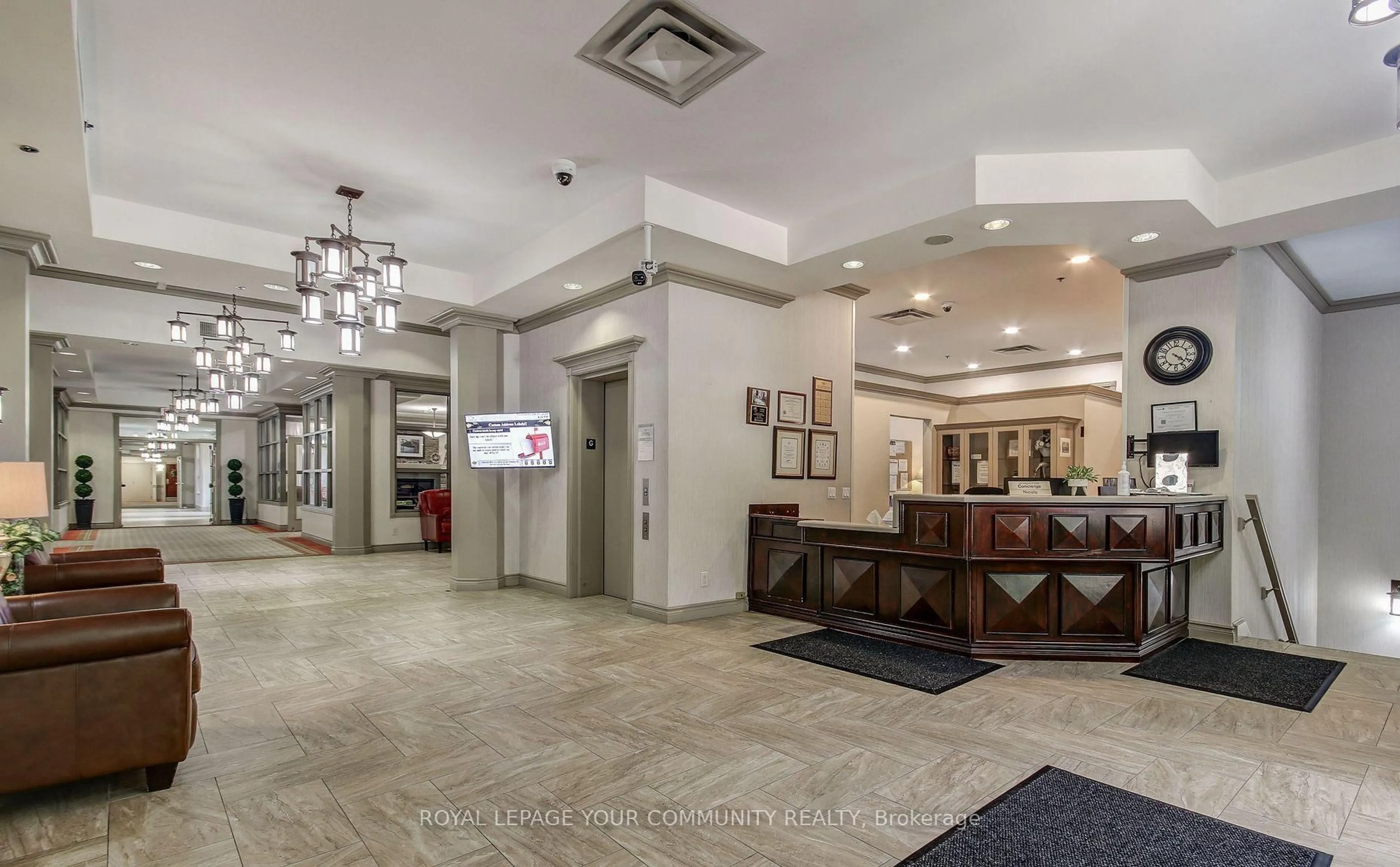 Lobby for 100 Burloak Dr #1208, Burlington Ontario L7L 6P6