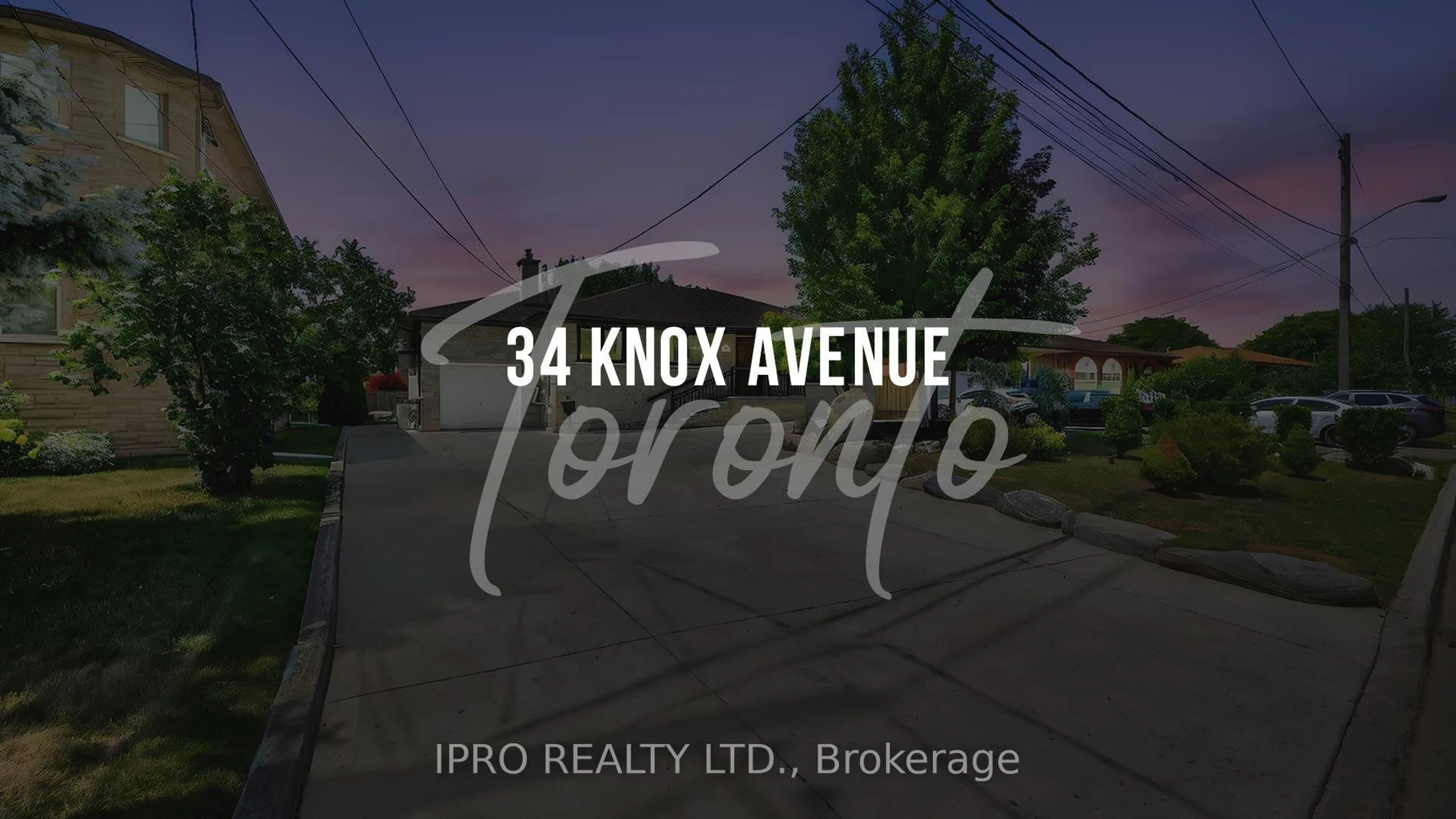 Unknown for 34 Knox Ave, Toronto Ontario M9L 2M3