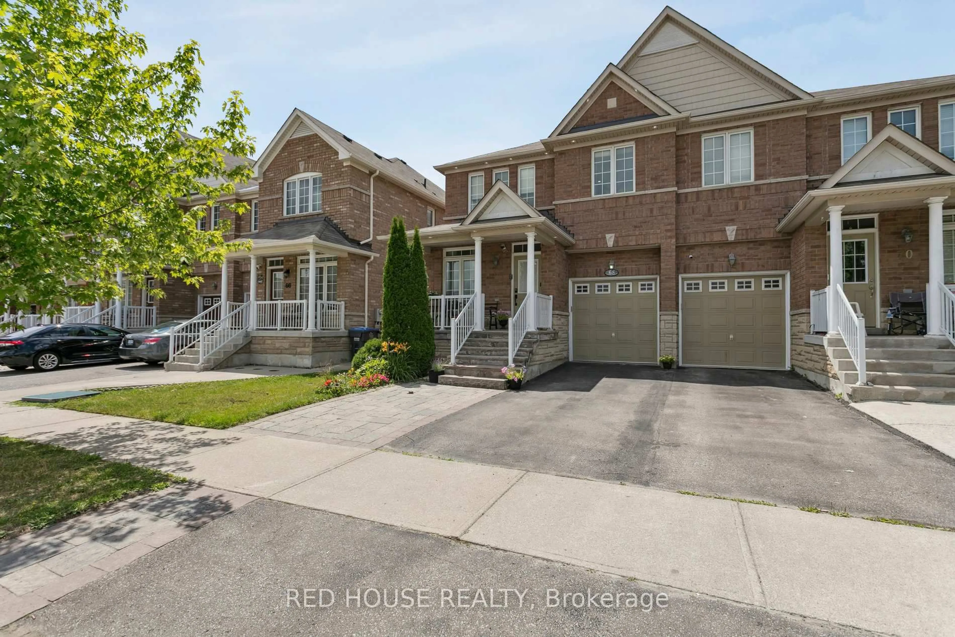 Home with brick exterior material, street for 68 Literacy Dr, Brampton Ontario L6P 3E9