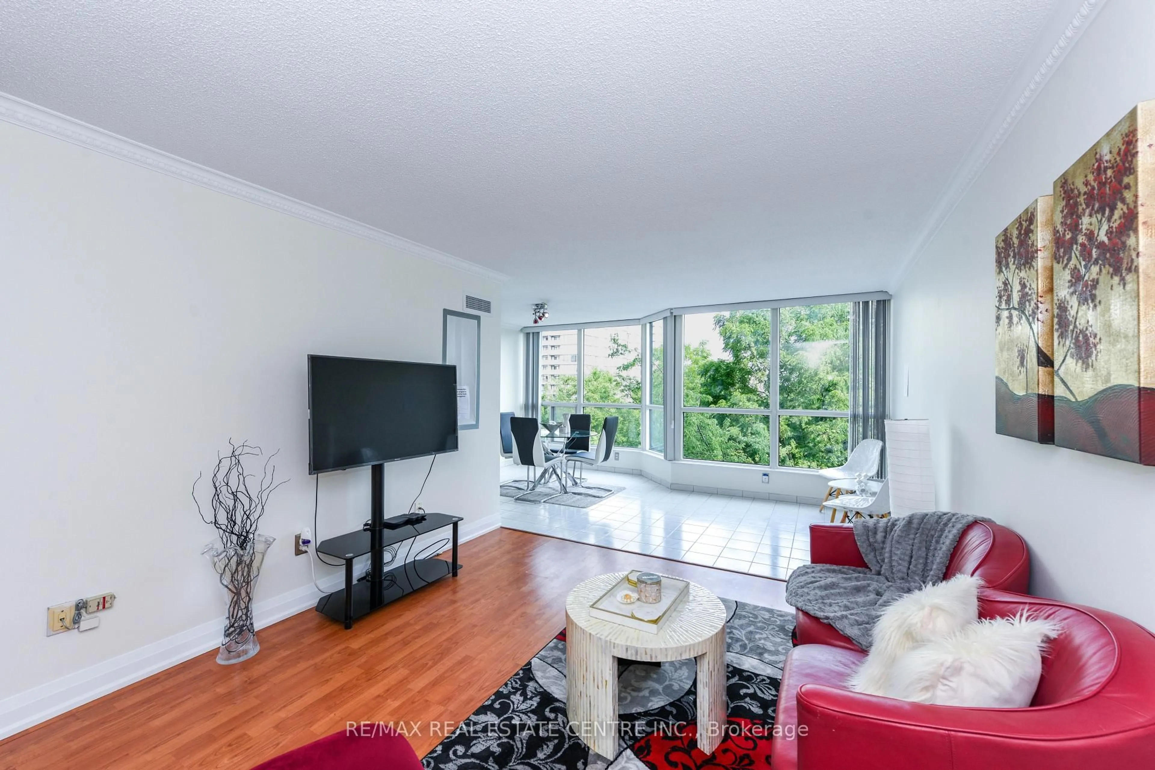 Living room with furniture, unknown for 5 Rowntree Rd #503, Toronto Ontario M9V 5G9
