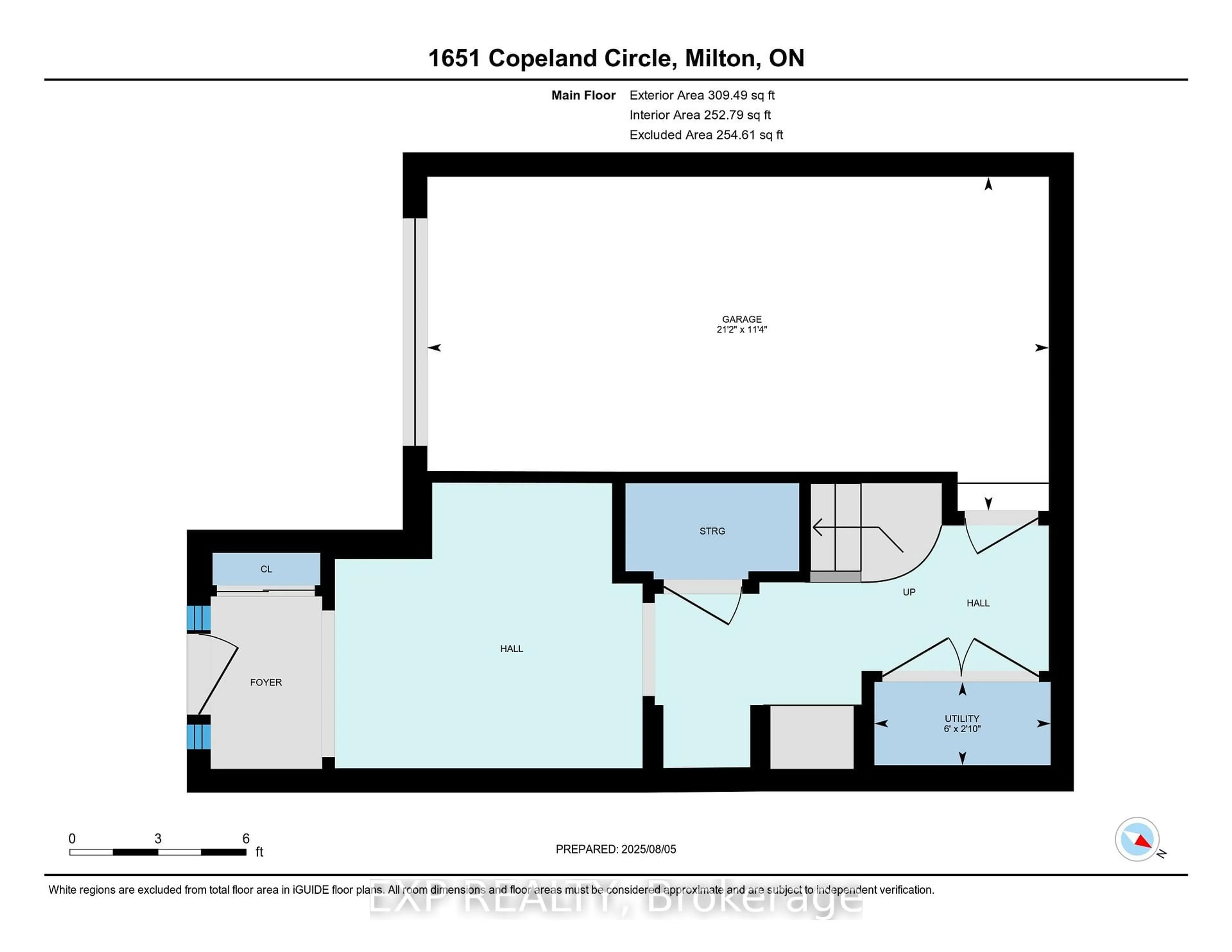 Floor plan for 1651 Copeland Circ, Milton Ontario L9T 8X8