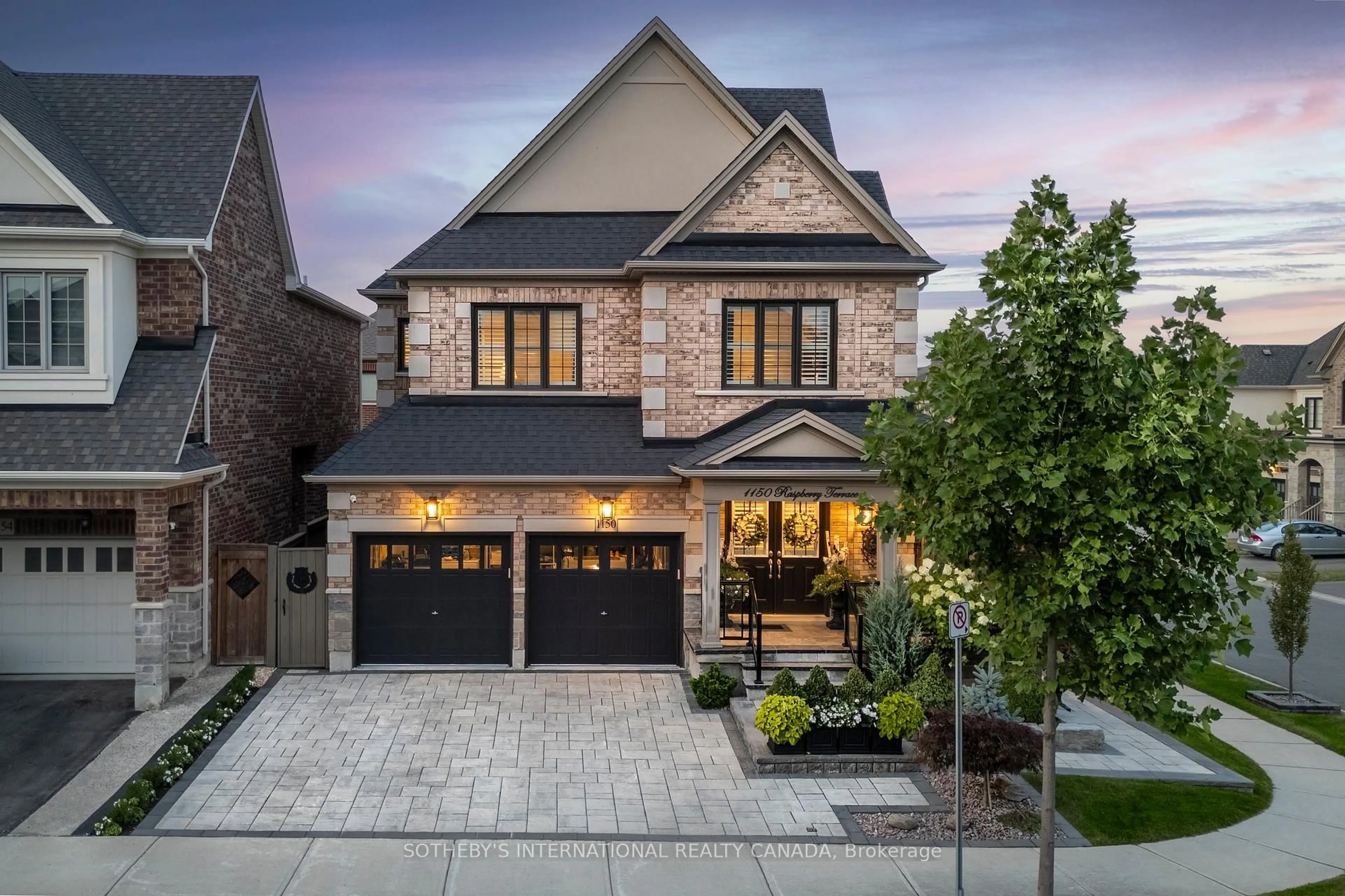 Home with brick exterior material, street for 1150 Raspberry Terr, Milton Ontario L9E 1K3