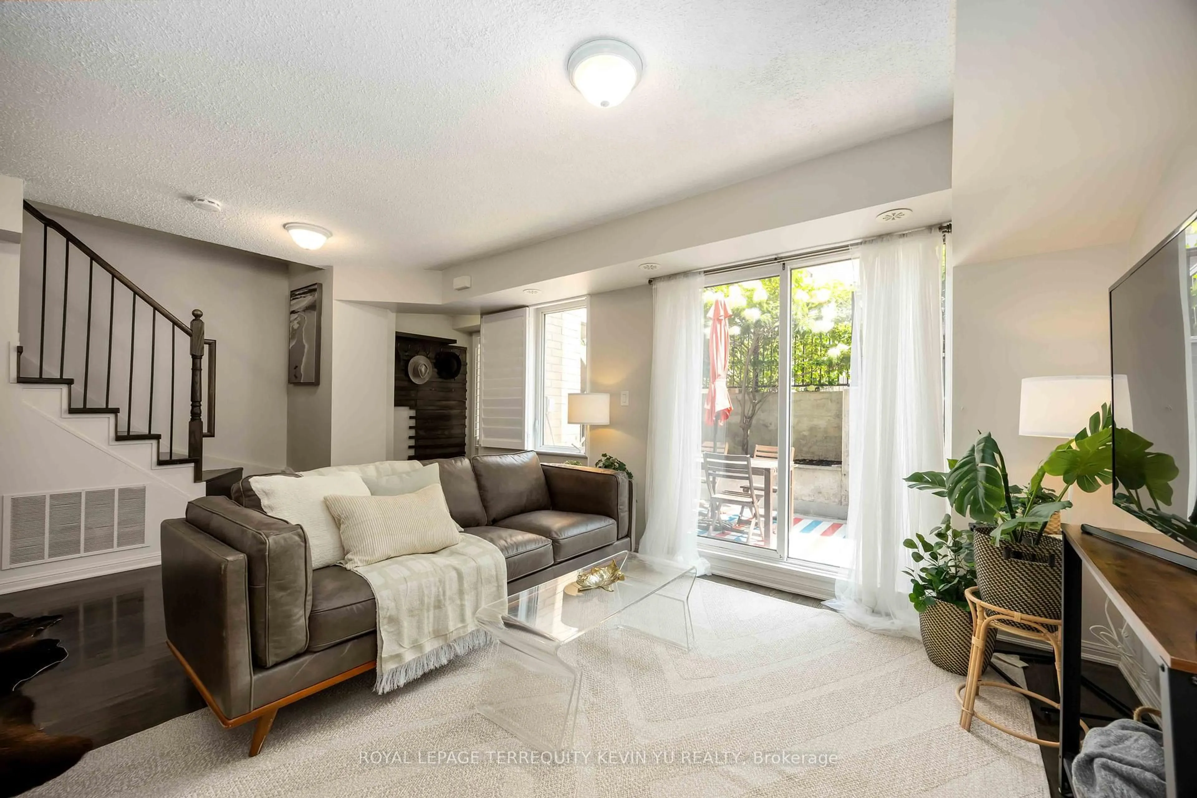 Living room with furniture, unknown for 8 Foundry Ave #163, Toronto Ontario M6H 0A5