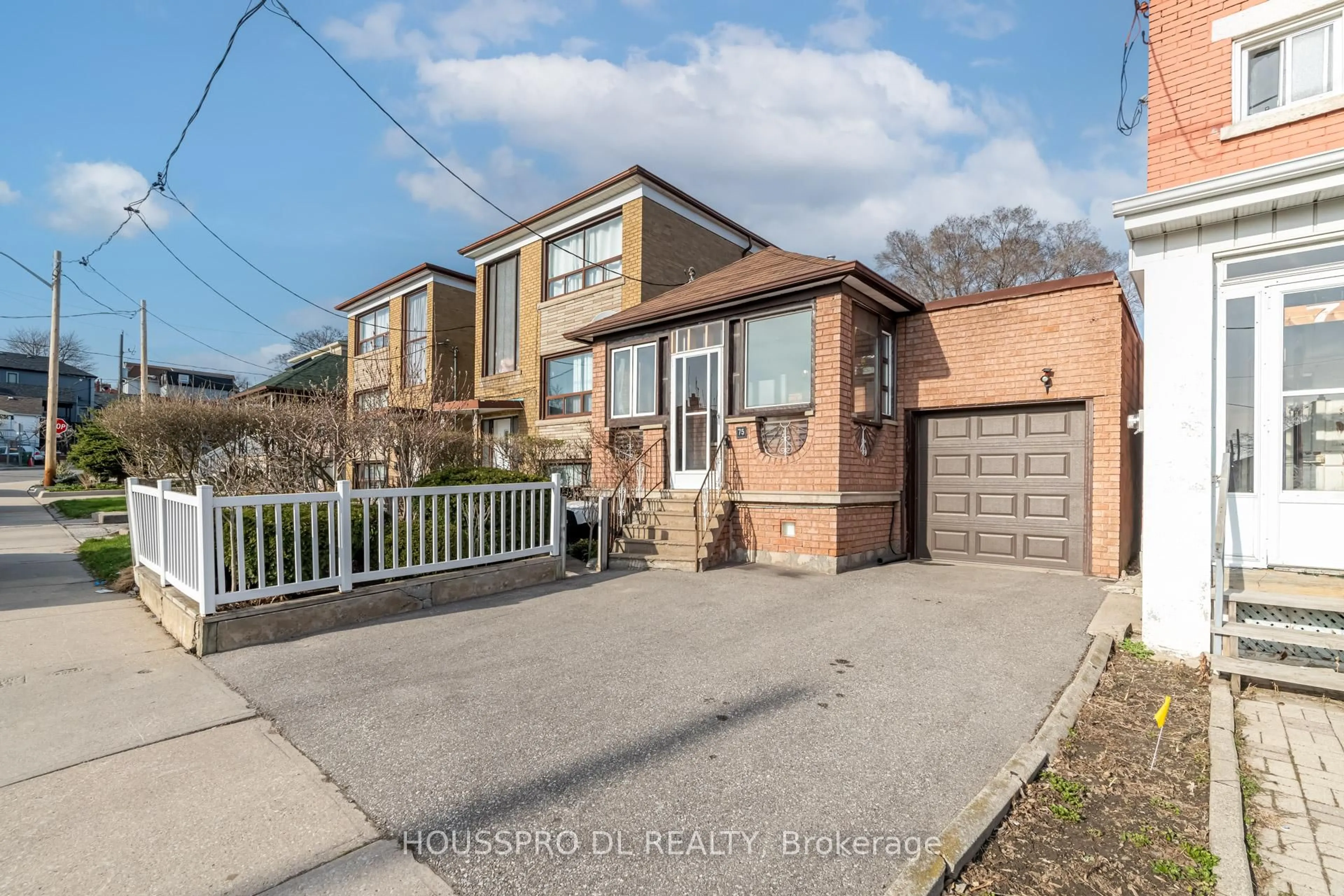 Home with brick exterior material, street for 75 Ennerdale Rd, Toronto Ontario M6E 4C5