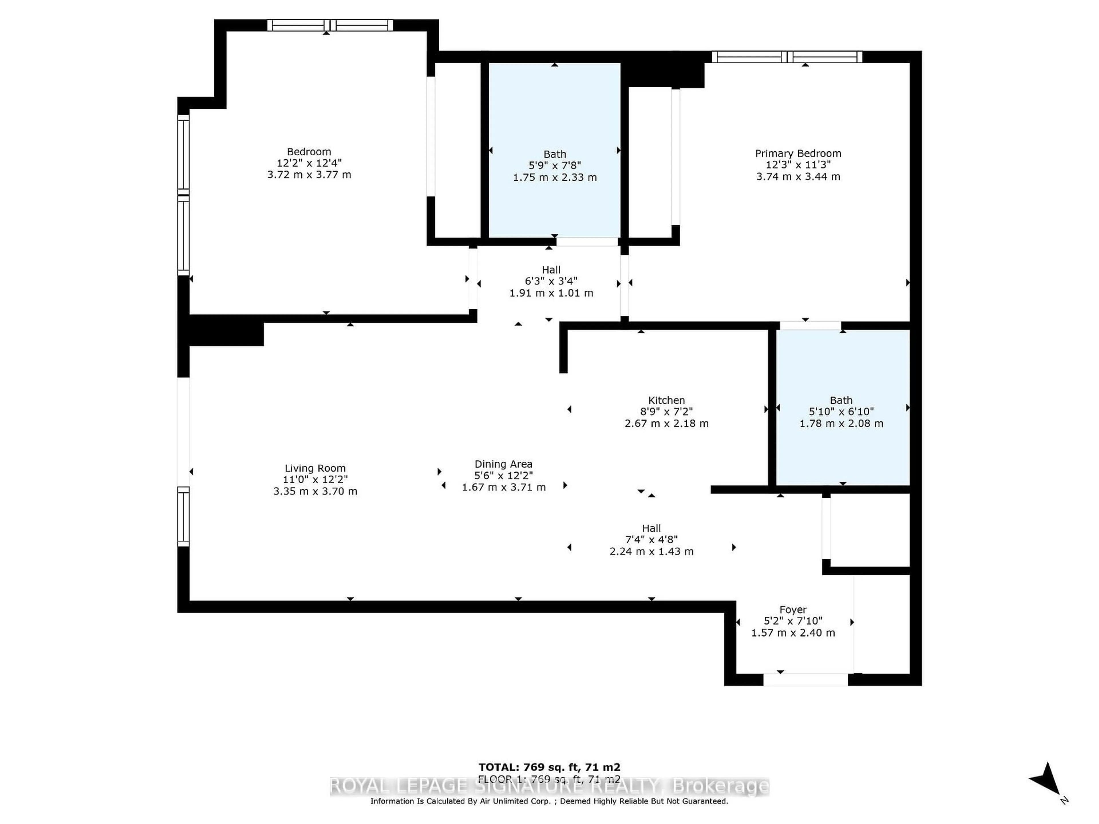 Floor plan for 2081 Fairview St #610, Burlington Ontario L7R 0E4