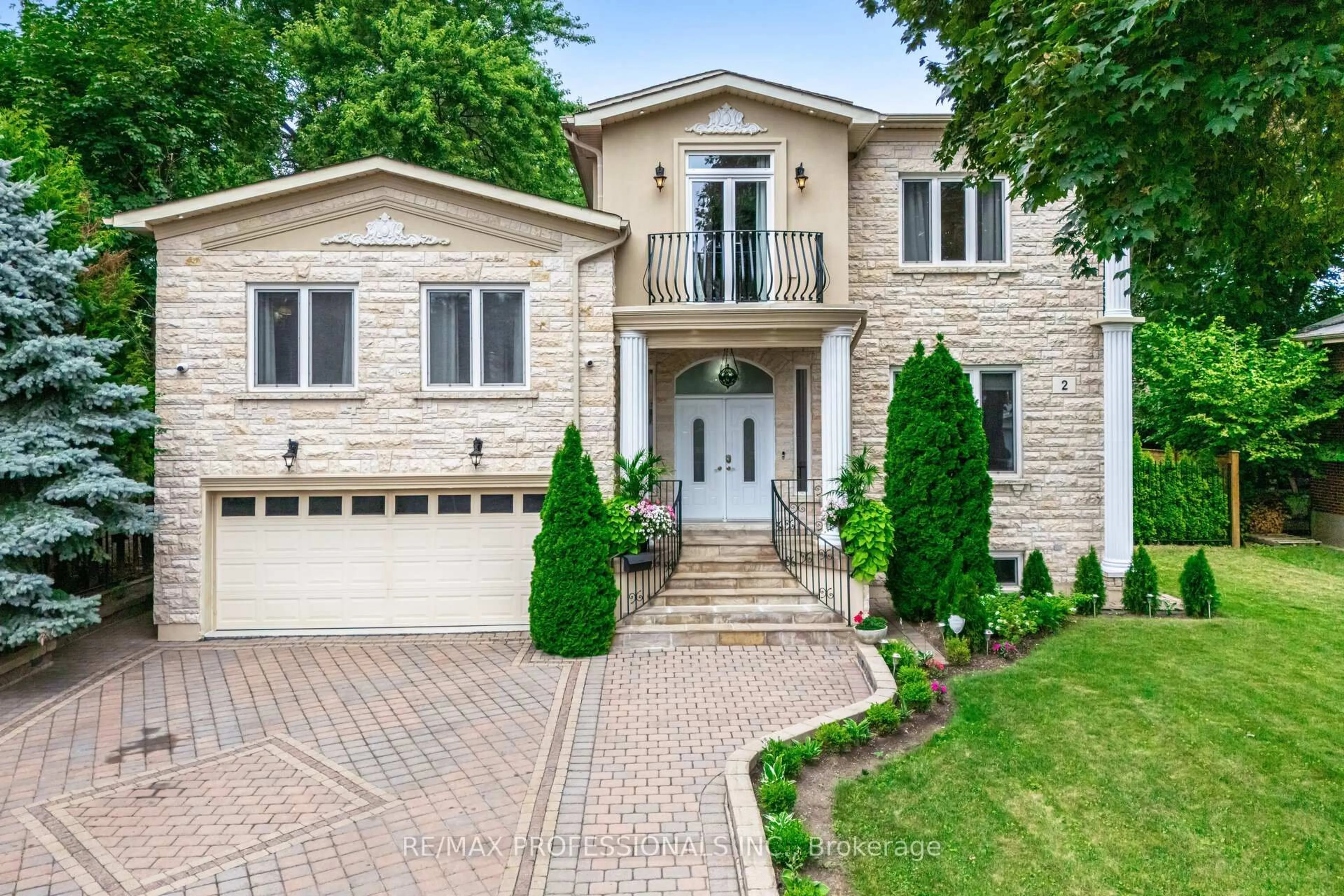 Home with brick exterior material, street for 2 The Keanegate, Toronto Ontario M9B 2B4