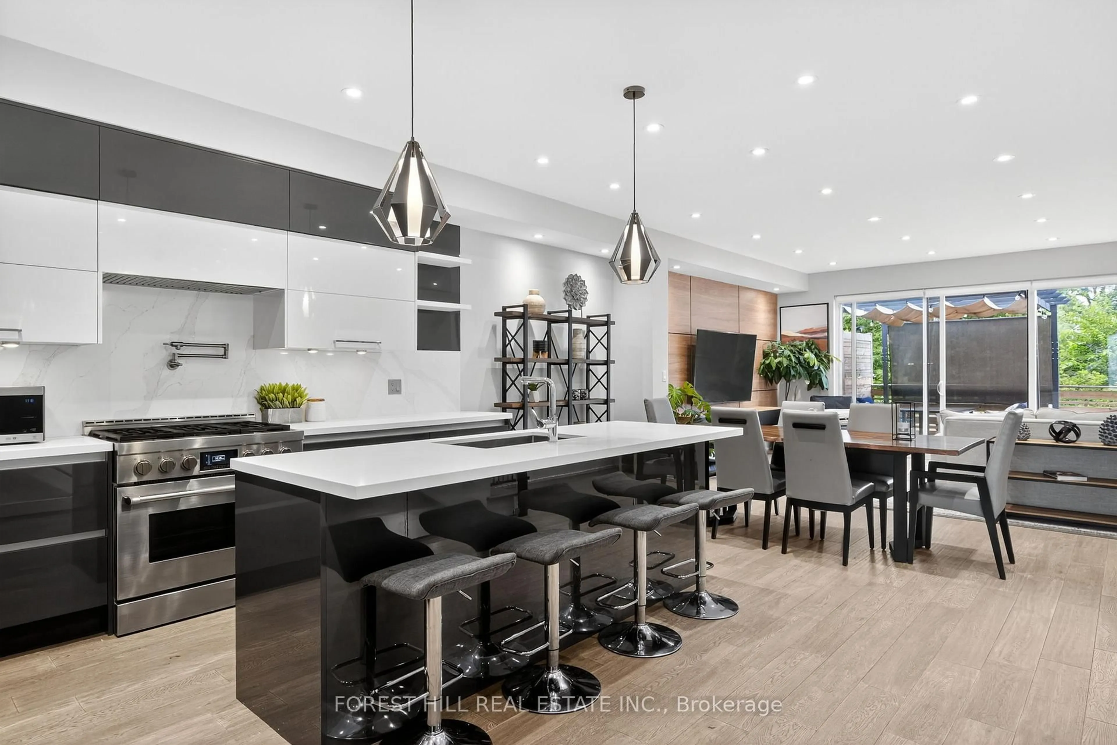 Contemporary kitchen, ceramic/tile floor for 272A Beta St, Toronto Ontario M8W 4J1