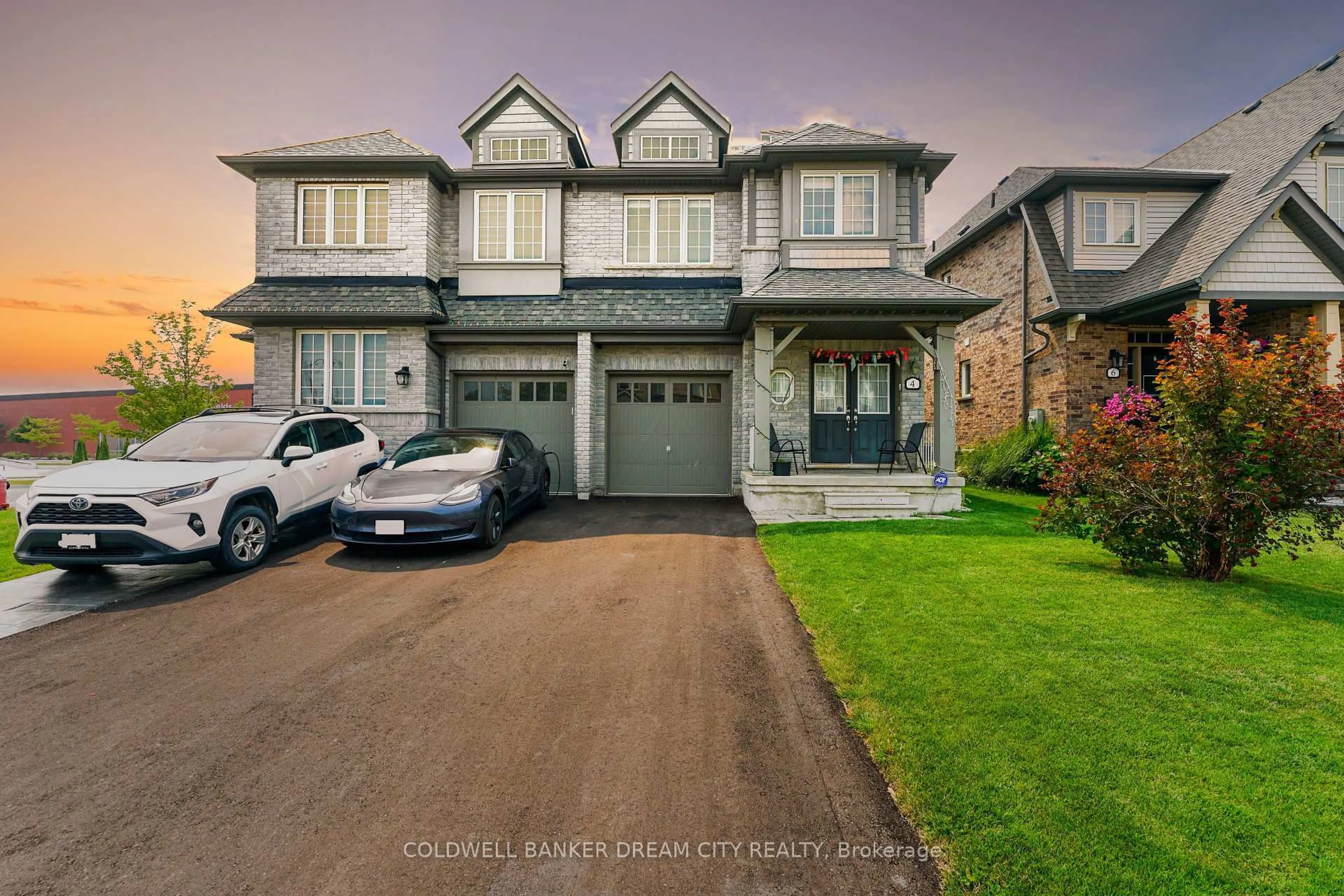 Home with brick exterior material, street for 4 Autumn Arbour Rd, Caledon Ontario L7C 3M7