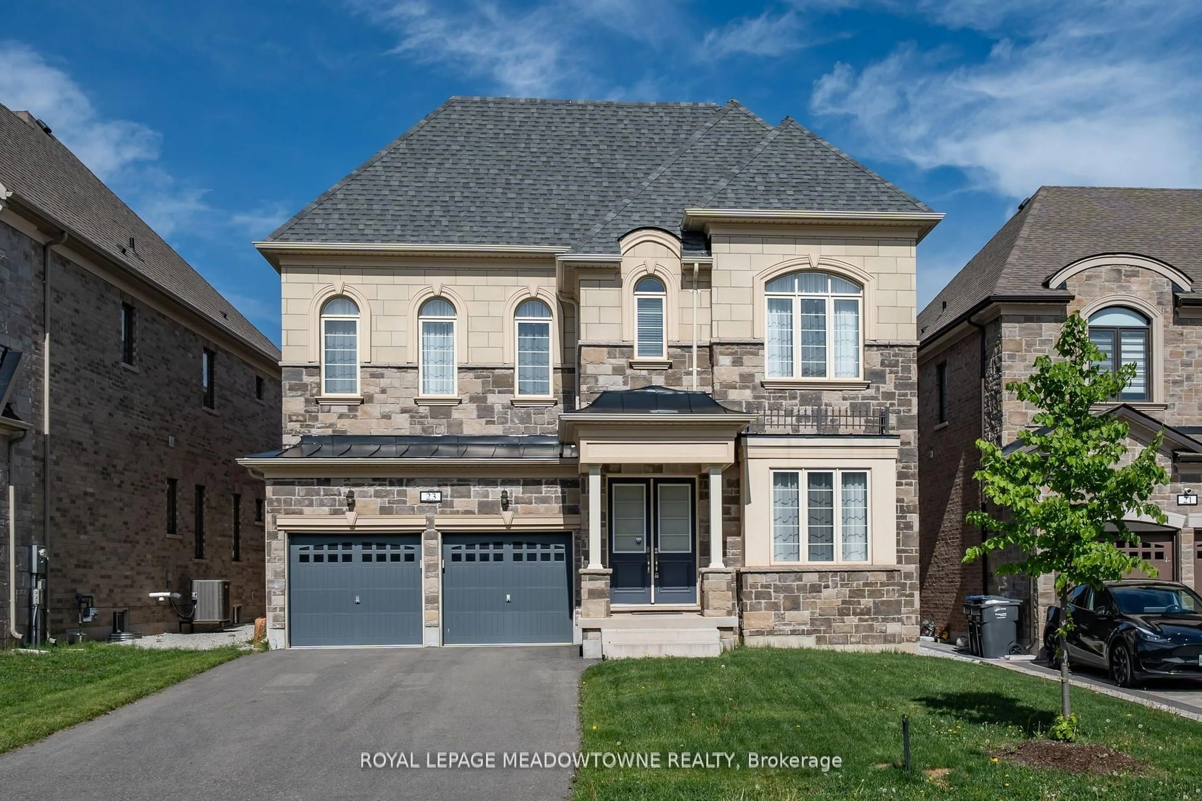 Home with brick exterior material, street for 23 Abigail Grace Cres, Brampton Ontario L6X 5R2