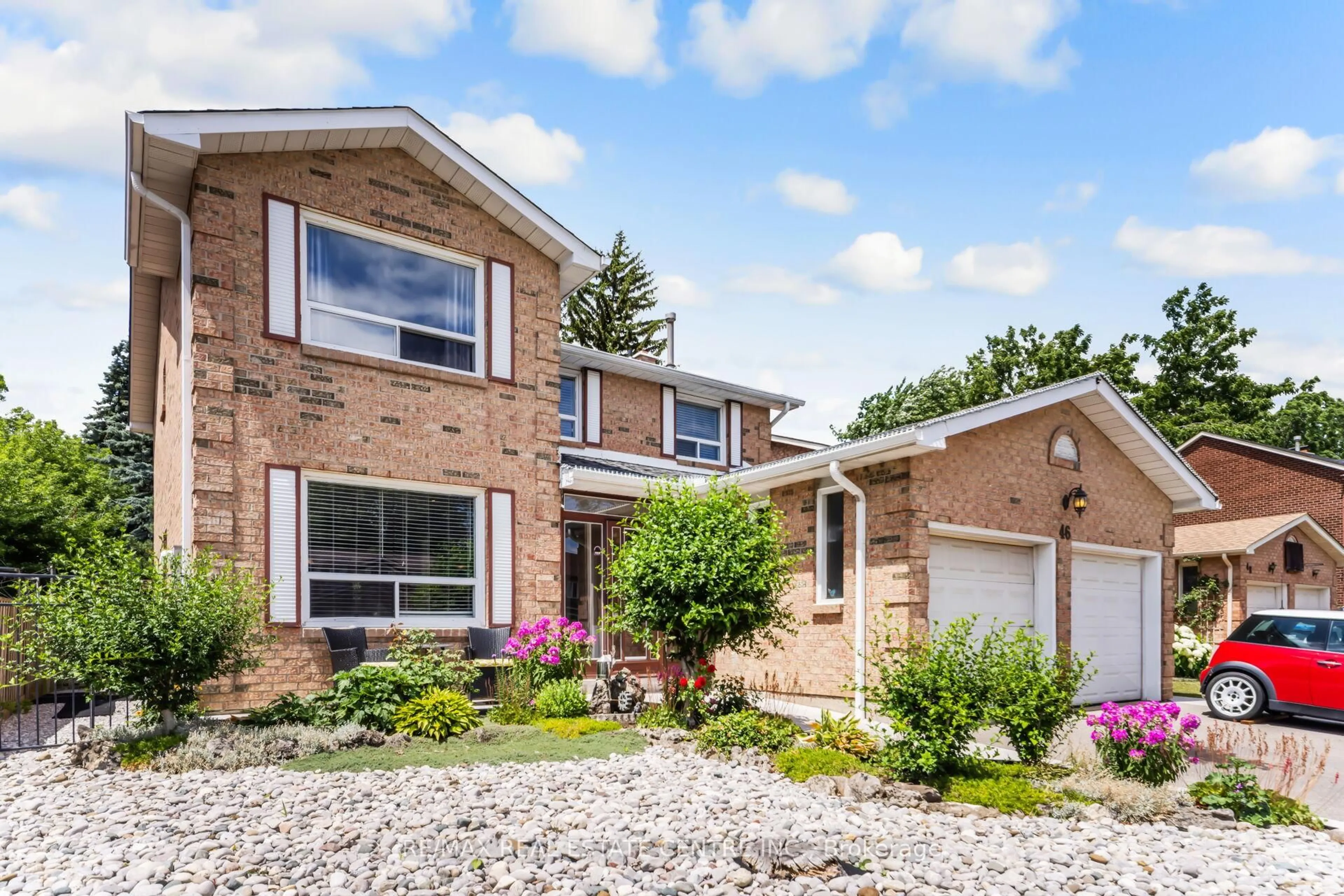Home with brick exterior material, street for 46 Reeve Rd, Brampton Ontario L6X 2M7