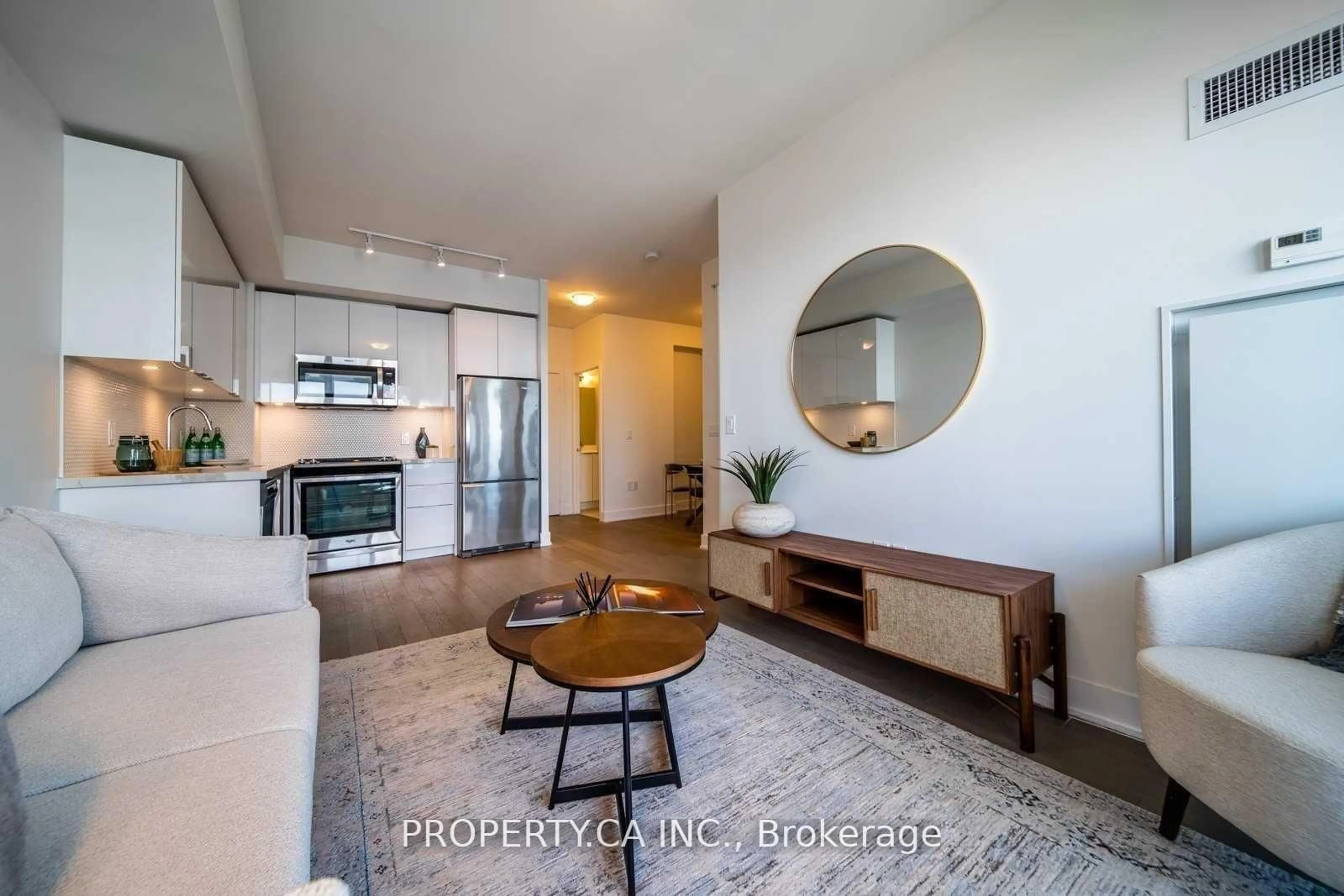 Living room with furniture, unknown for 30 Shore Breeze Dr #4909, Toronto Ontario M8V 1A1