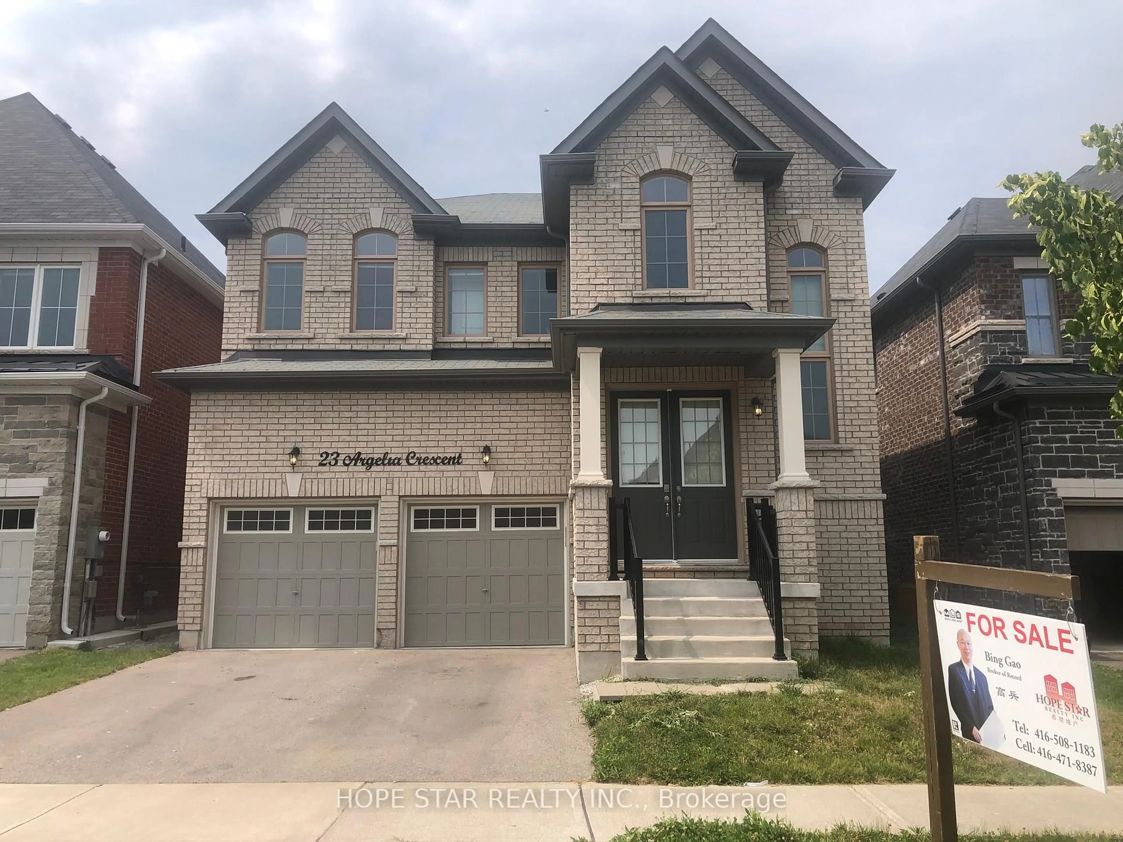 Home with brick exterior material, street for 23 Argelia Cres, Brampton Ontario L6X 5N5
