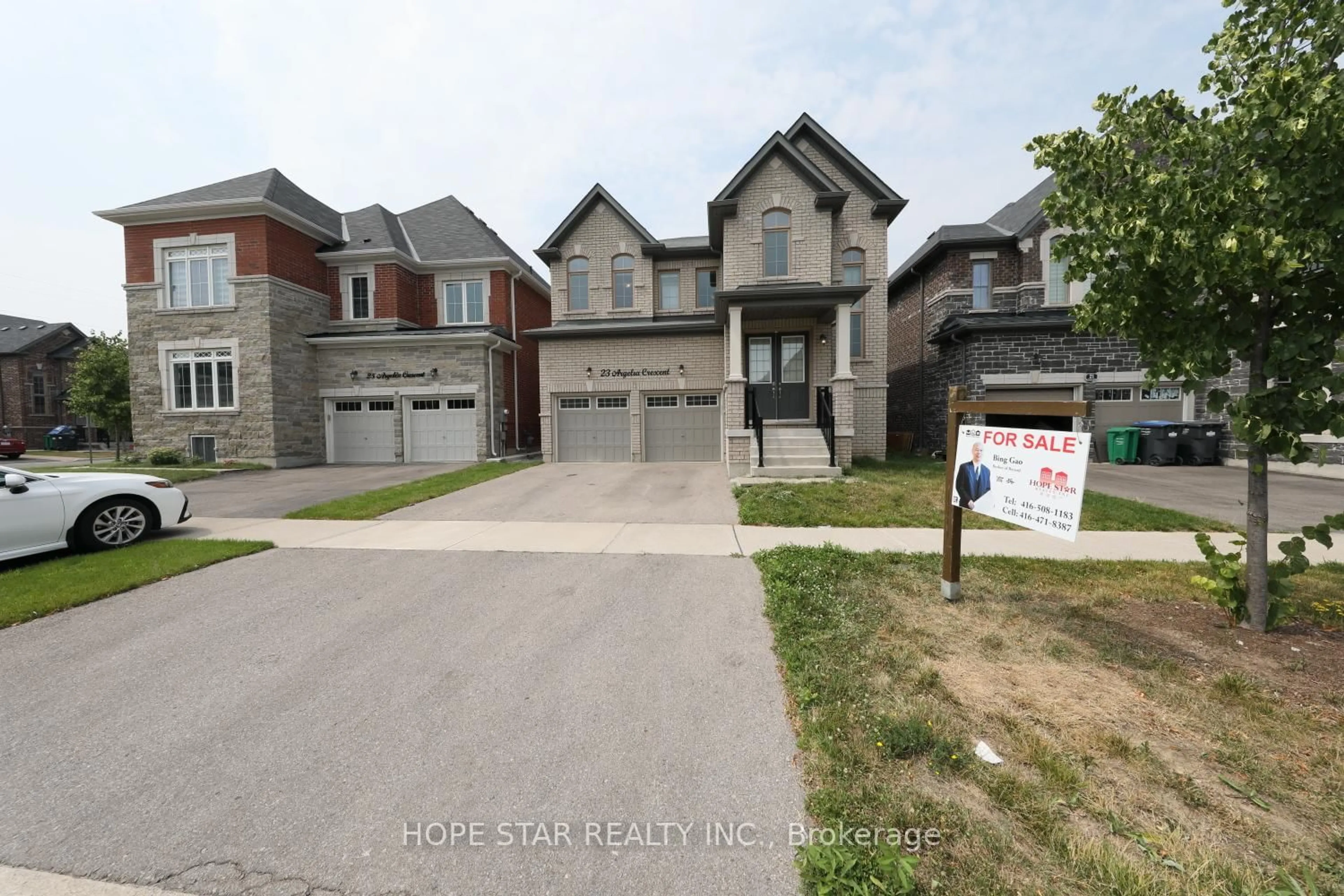 Home with brick exterior material, street for 23 Argelia Cres, Brampton Ontario L6X 5N5