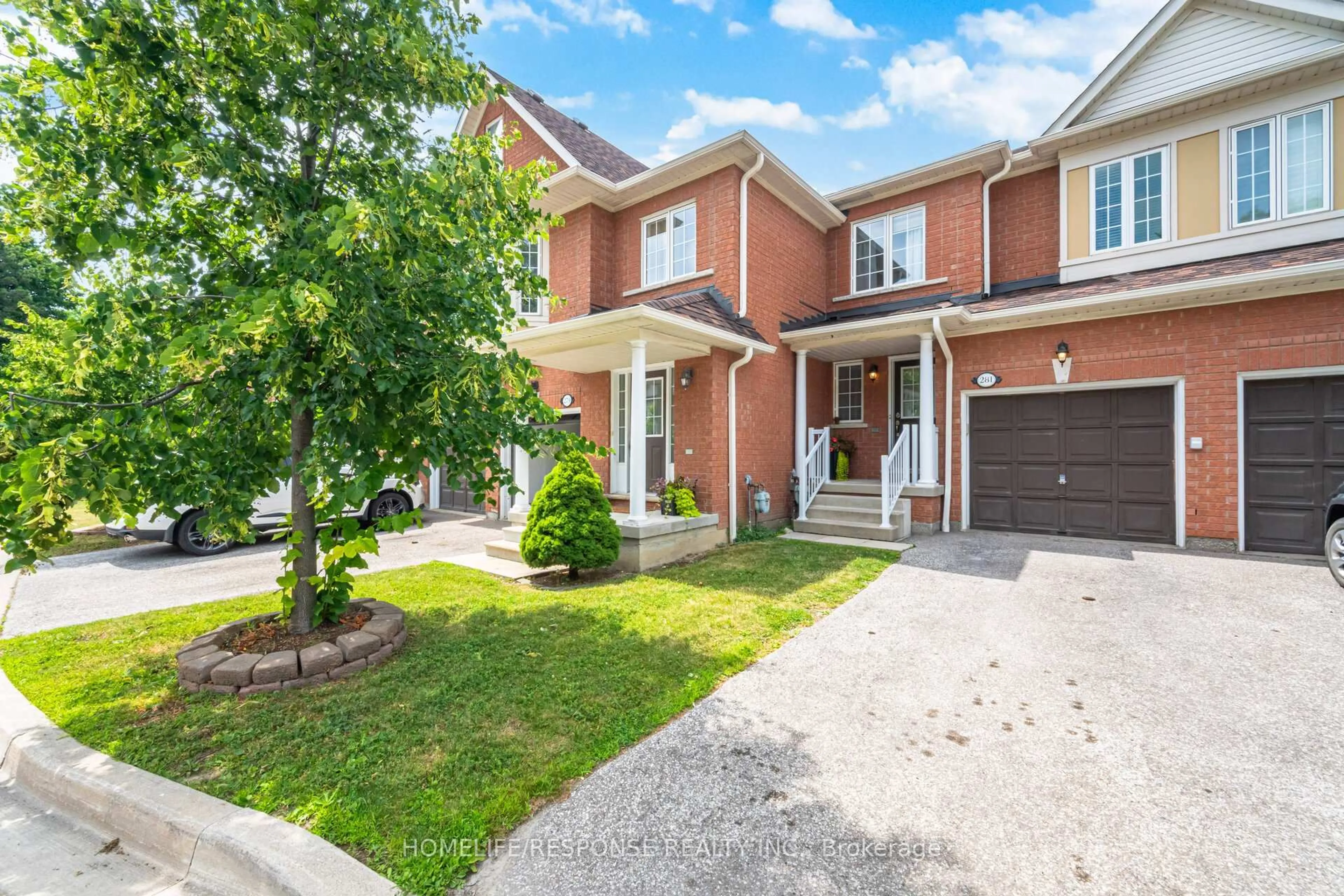 Home with brick exterior material, street for 7360 ZINNIA Pl #281, Mississauga Ontario L5W 2A2