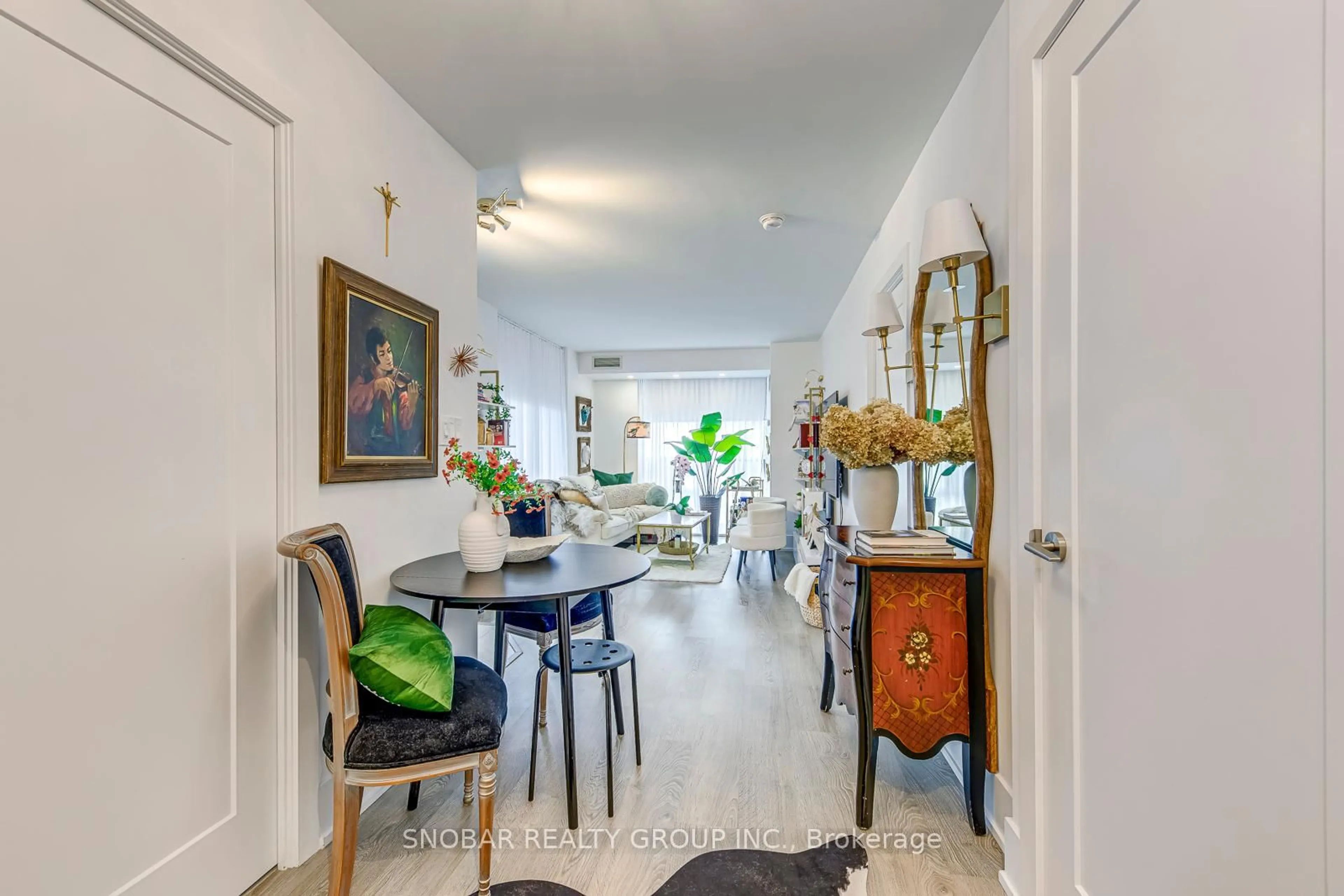 Indoor foyer for 7 Michael Power Pl #1503, Toronto Ontario M9A 0A4