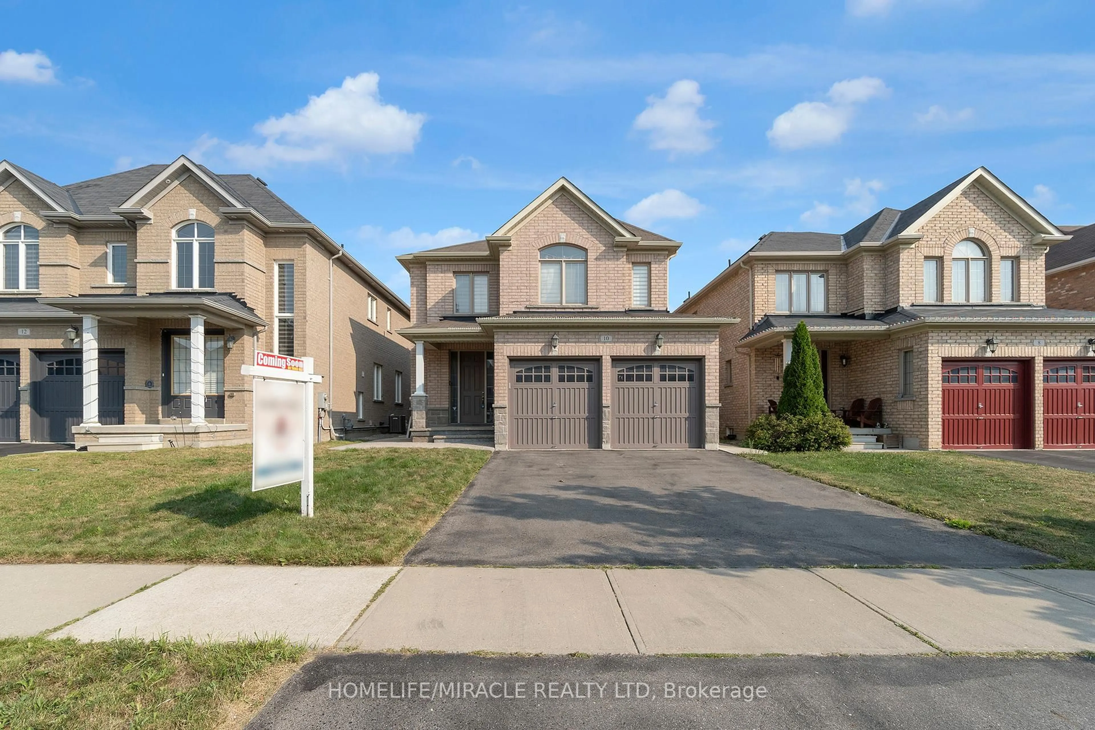 Home with brick exterior material, street for 10 Dormington Cres, Brampton Ontario L6P 3S9