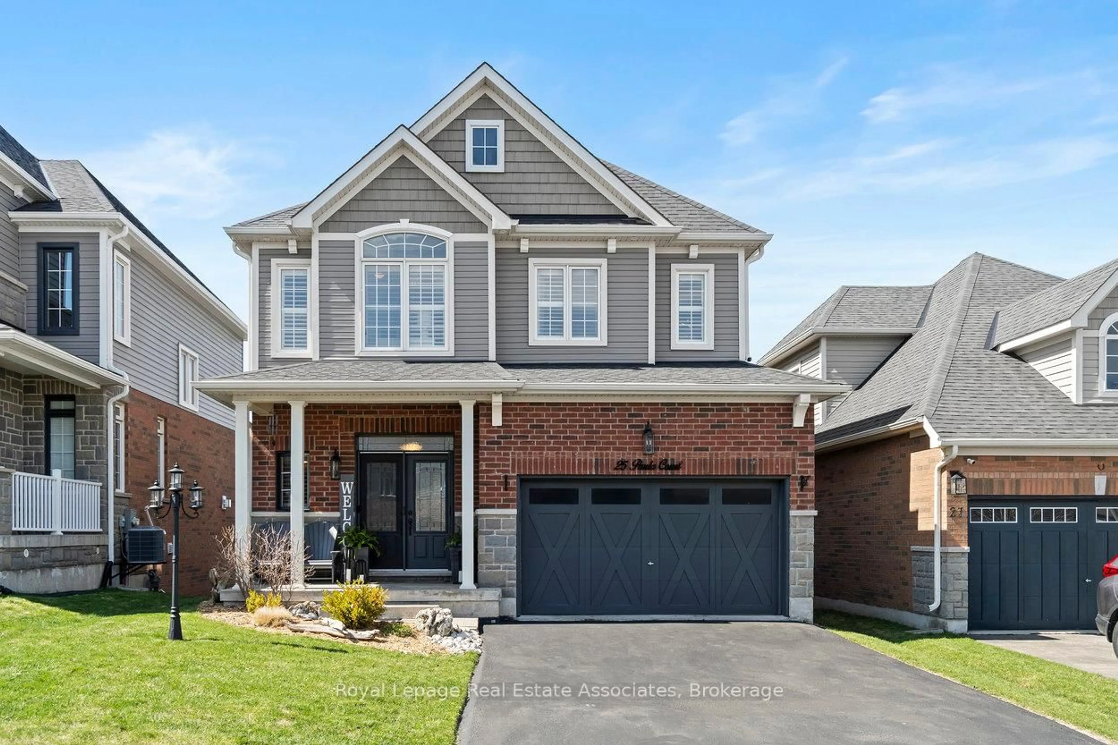 Home with brick exterior material, street for 25 Paula Crt, Orangeville Ontario L9W 5V1