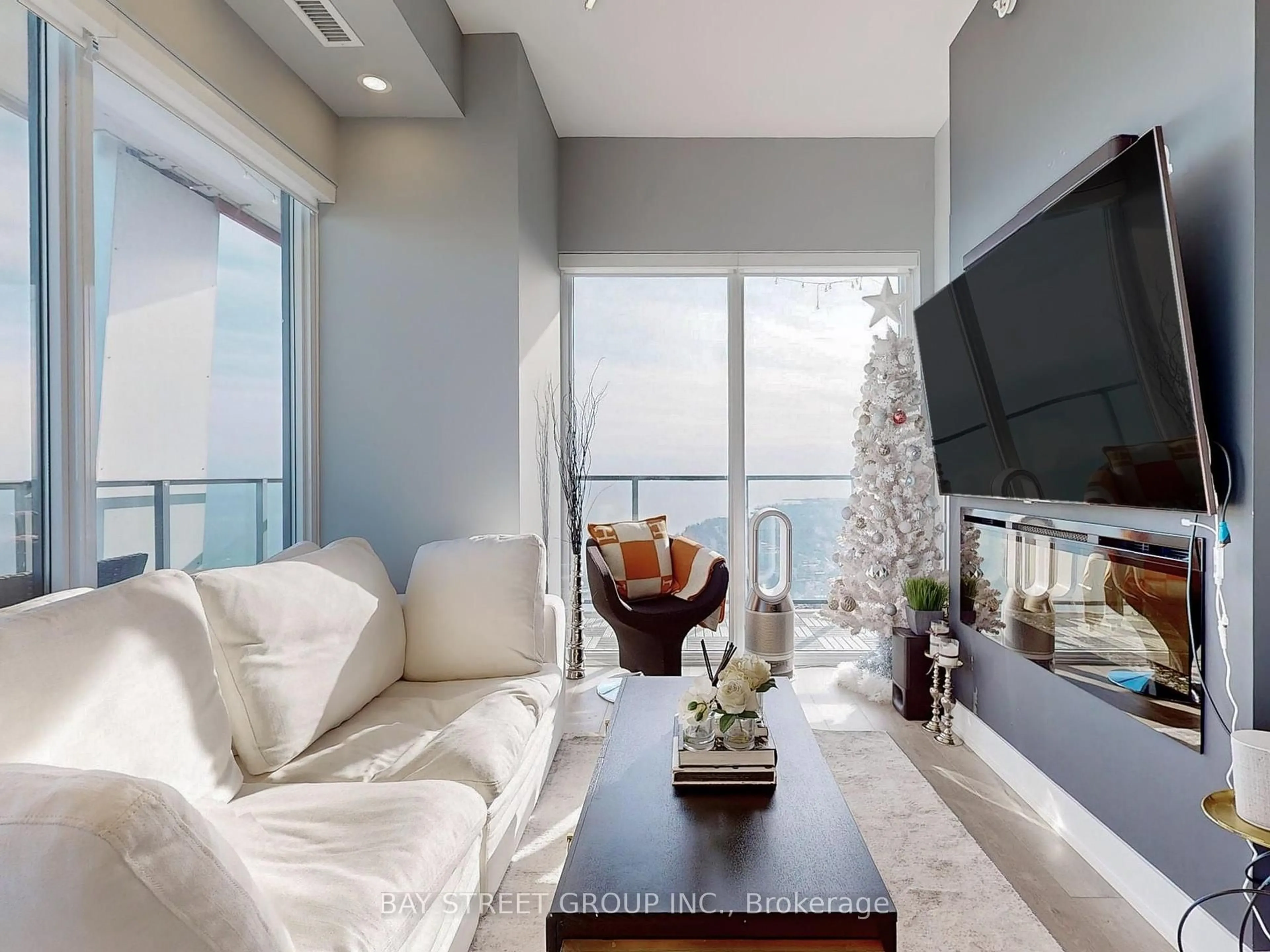 Living room with furniture, unknown for 30 Shore Breeze Dr #Lph07A, Toronto Ontario M8V 1A1