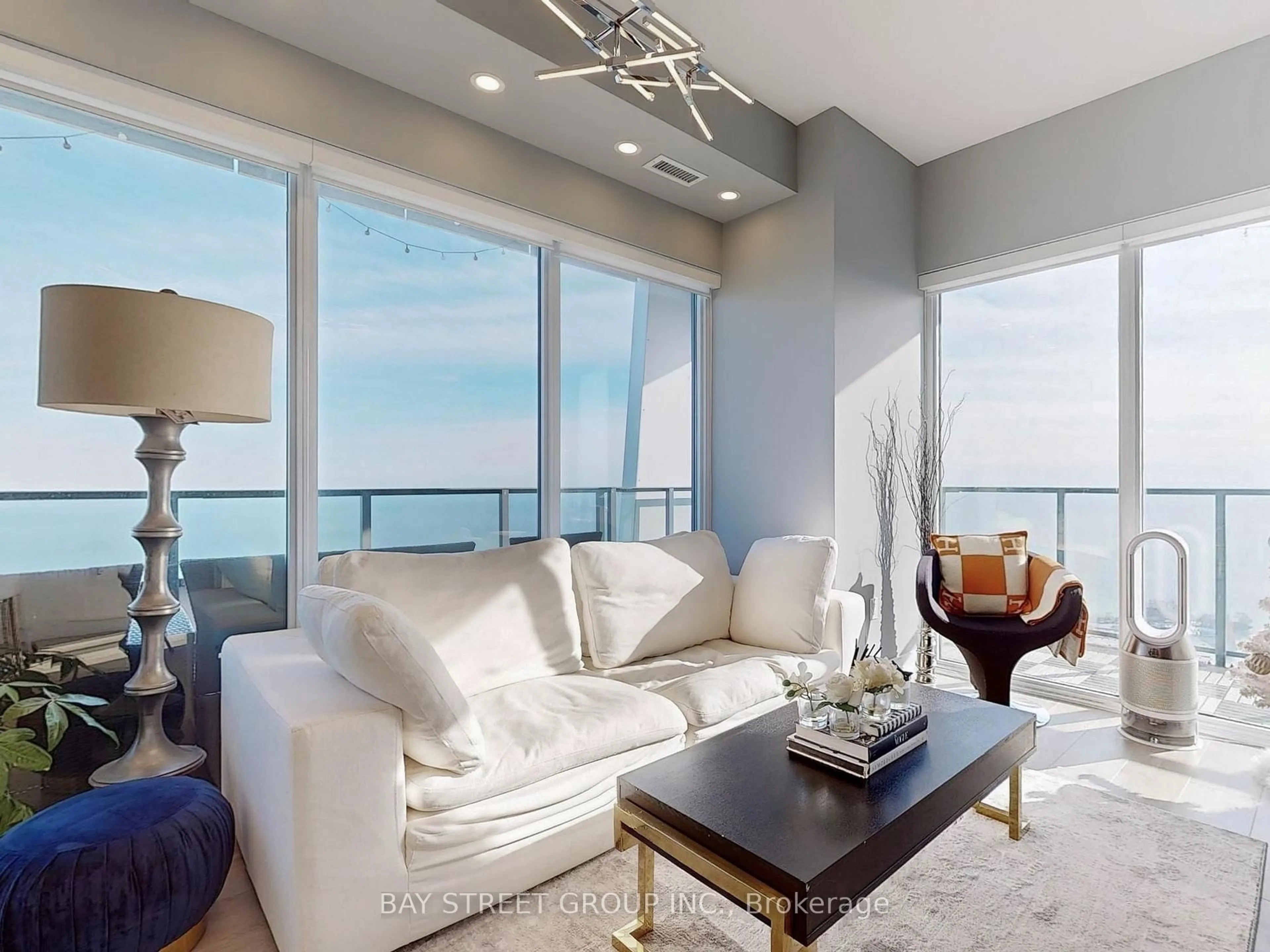 Living room with furniture, unknown for 30 Shore Breeze Dr #Lph07A, Toronto Ontario M8V 1A1