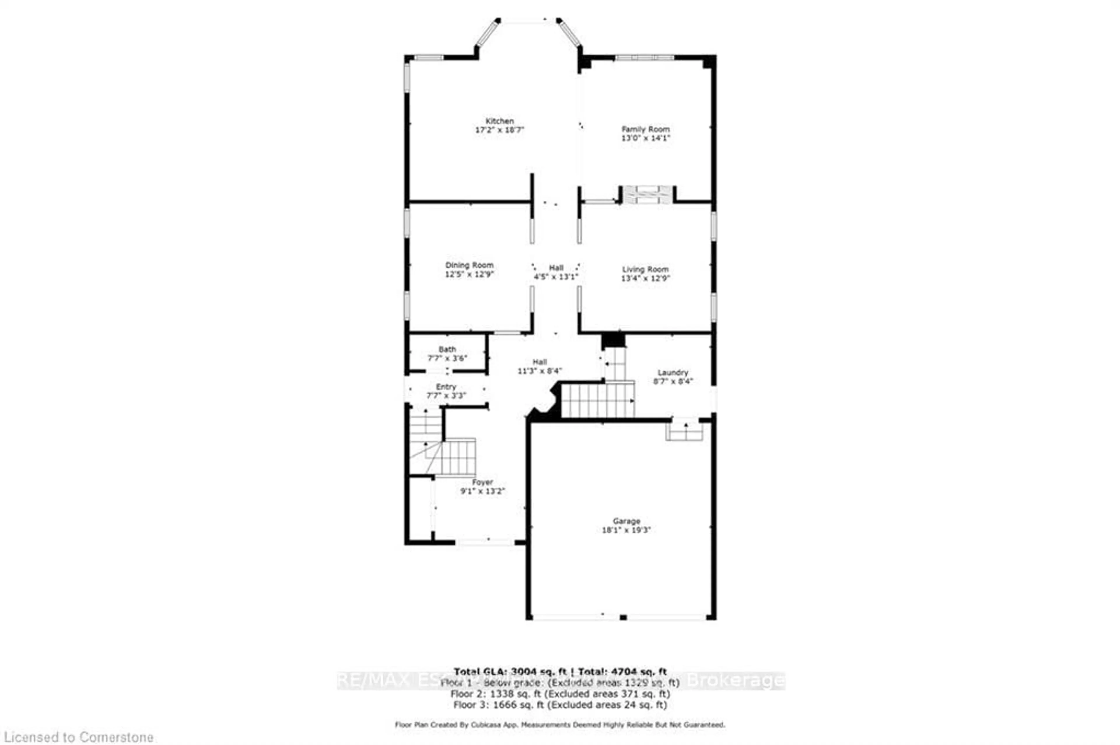 Floor plan for 232 Niagara Tr, Halton Hills Ontario L7G 0M4