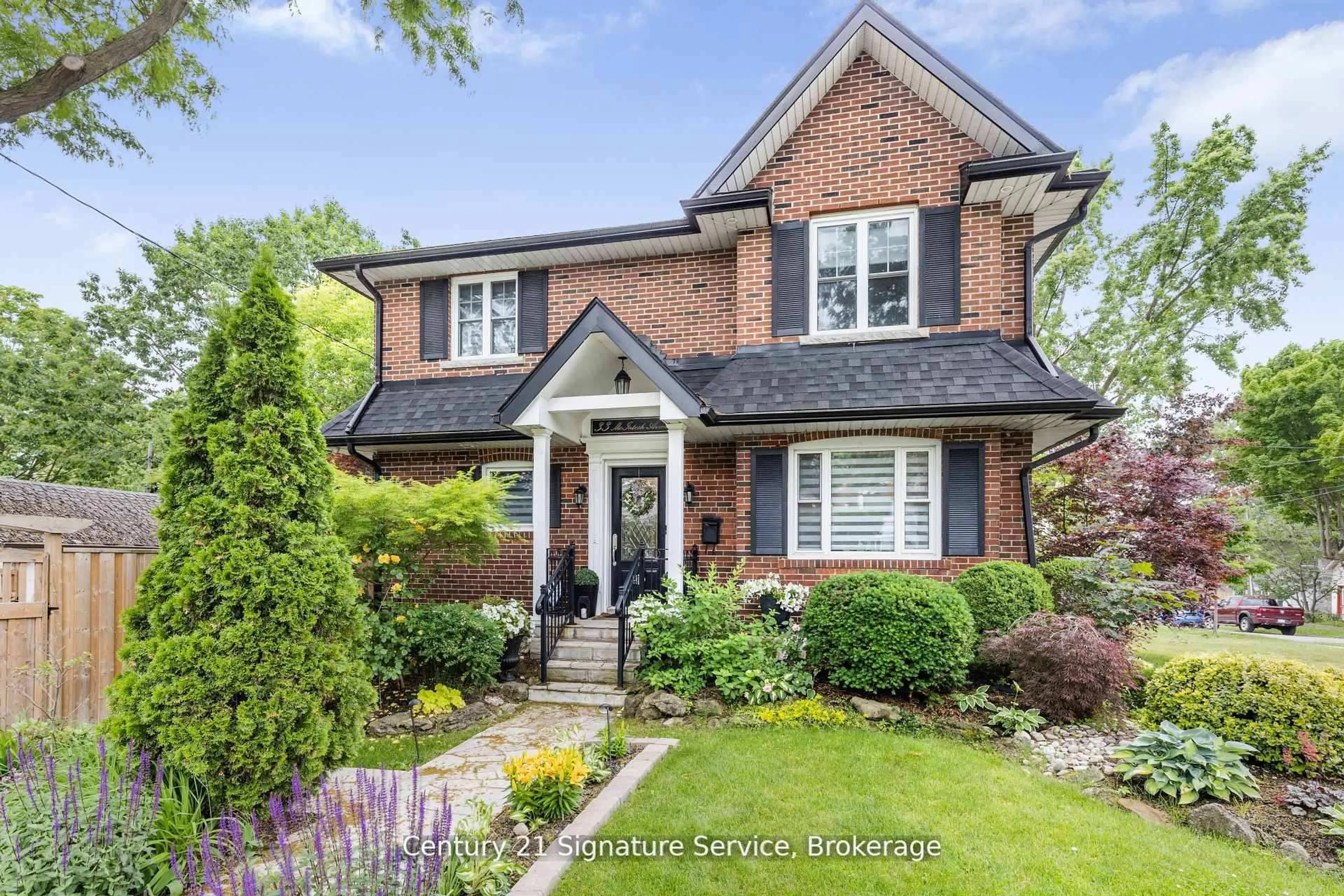 Home with brick exterior material, street for 33 McIntosh Ave, Toronto Ontario M8Y 3E1