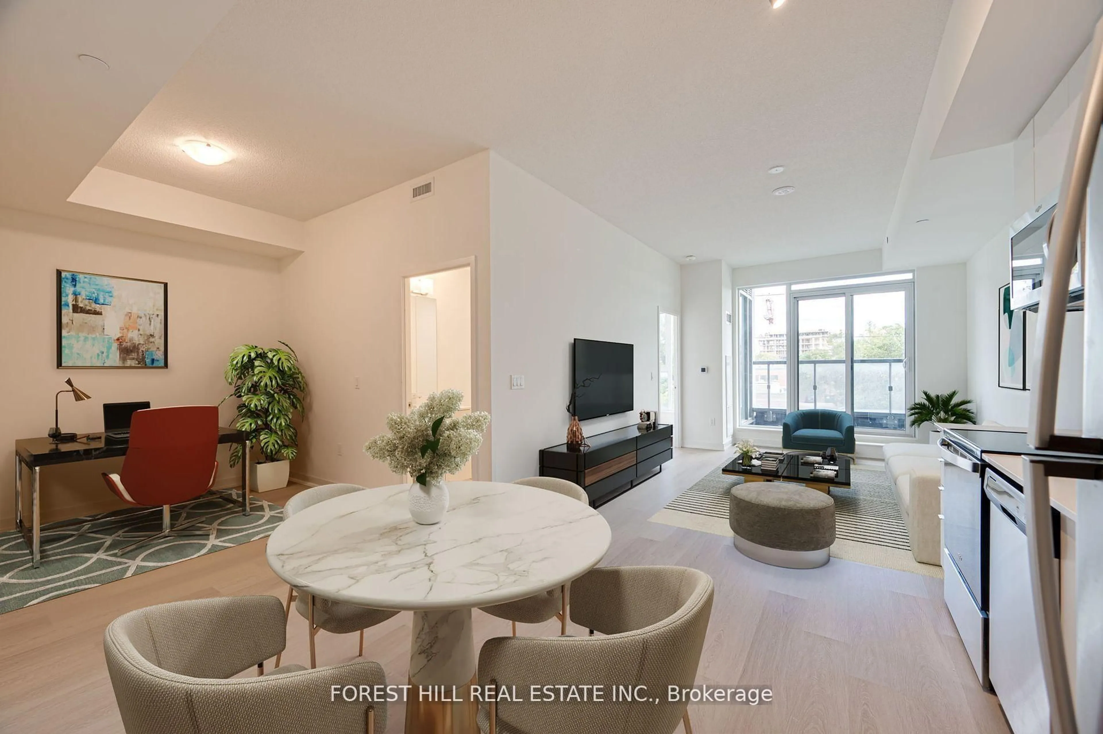 Living room with furniture, unknown for 859 The Queensway #201, Toronto Ontario M8Z 1N8