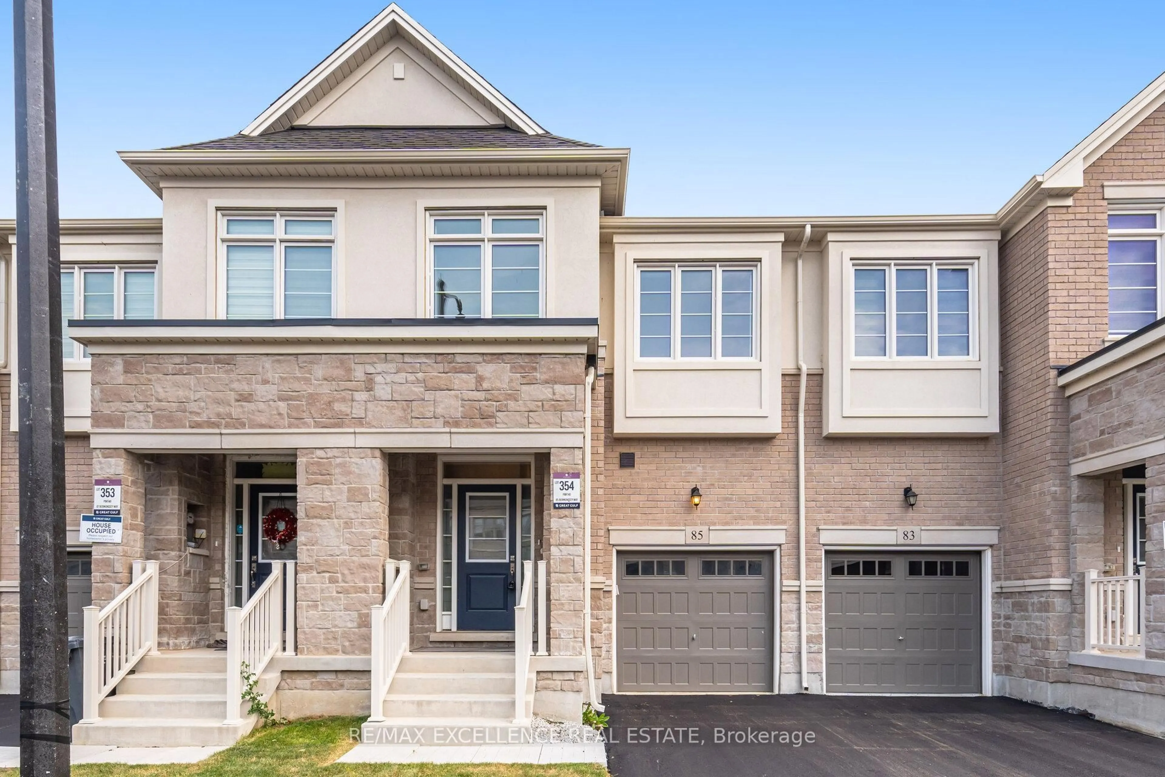 Home with brick exterior material, street for 85 Bermondsey Way, Brampton Ontario L6Y 0G2