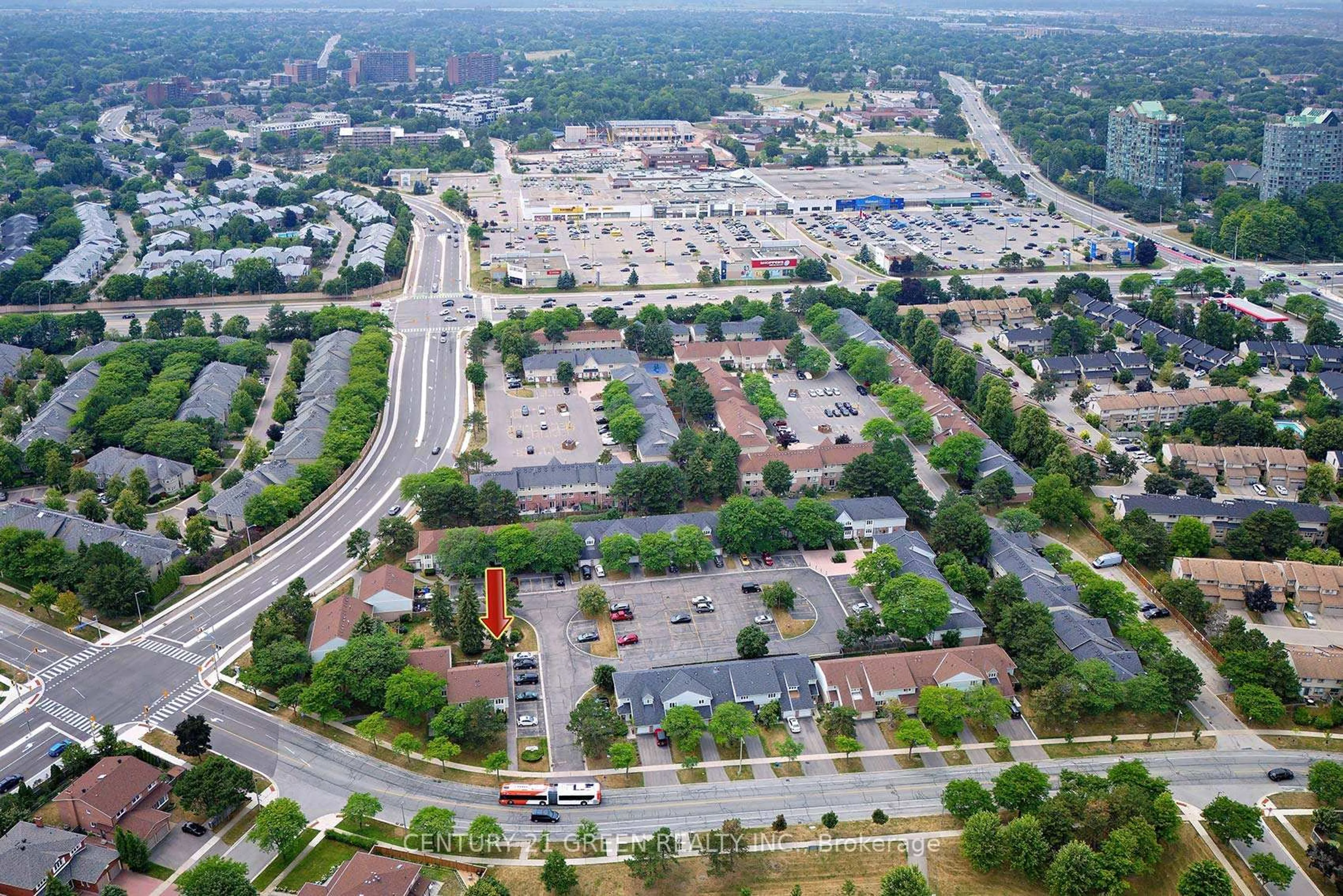 A pic from outside/outdoor area/front of a property/back of a property/a pic from drone, street for 3460 South Millway #48, Mississauga Ontario L5L 3L9