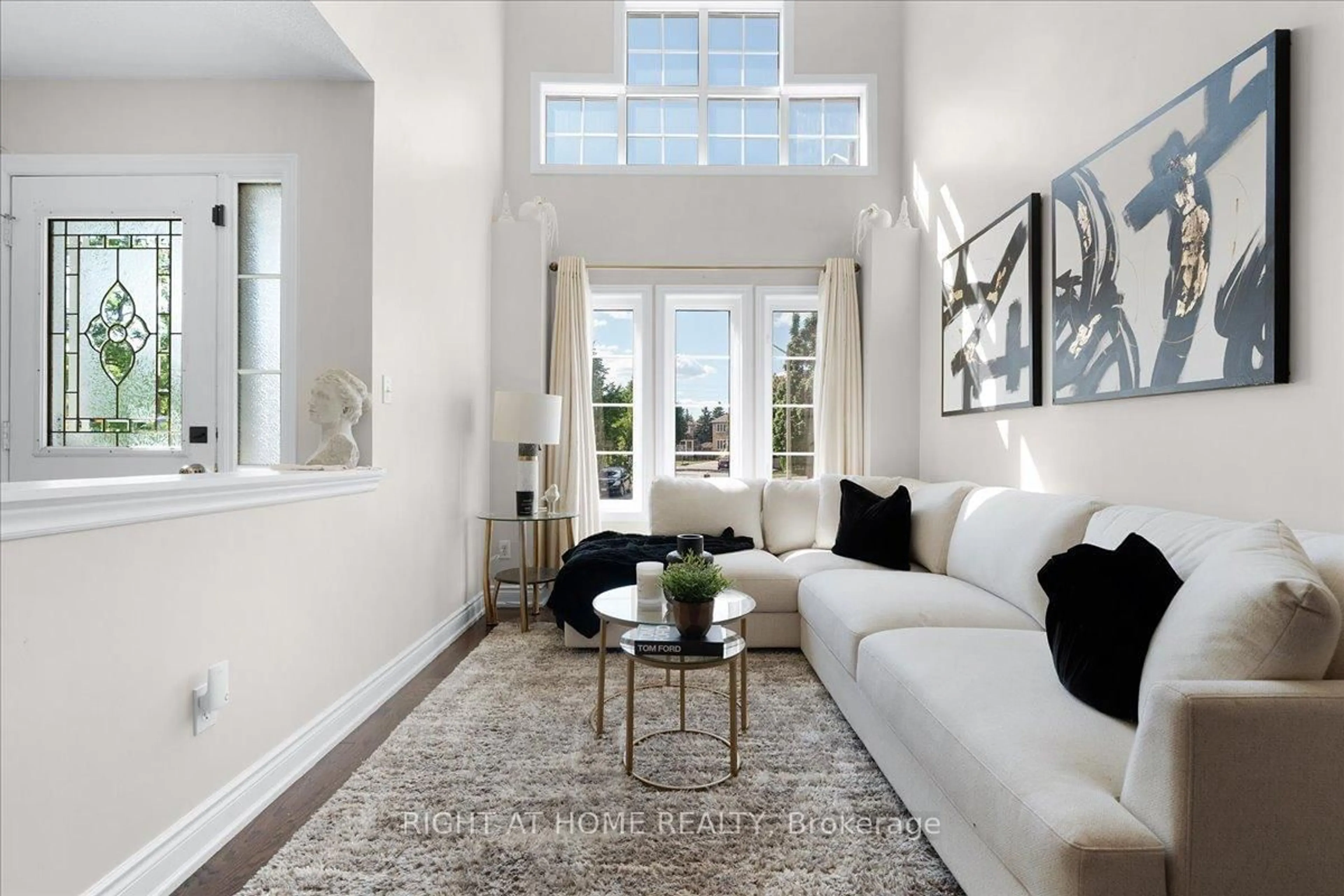 Living room with furniture, ceramic/tile floor for 59 Wandering Trail Dr, Brampton Ontario L7A 1T3