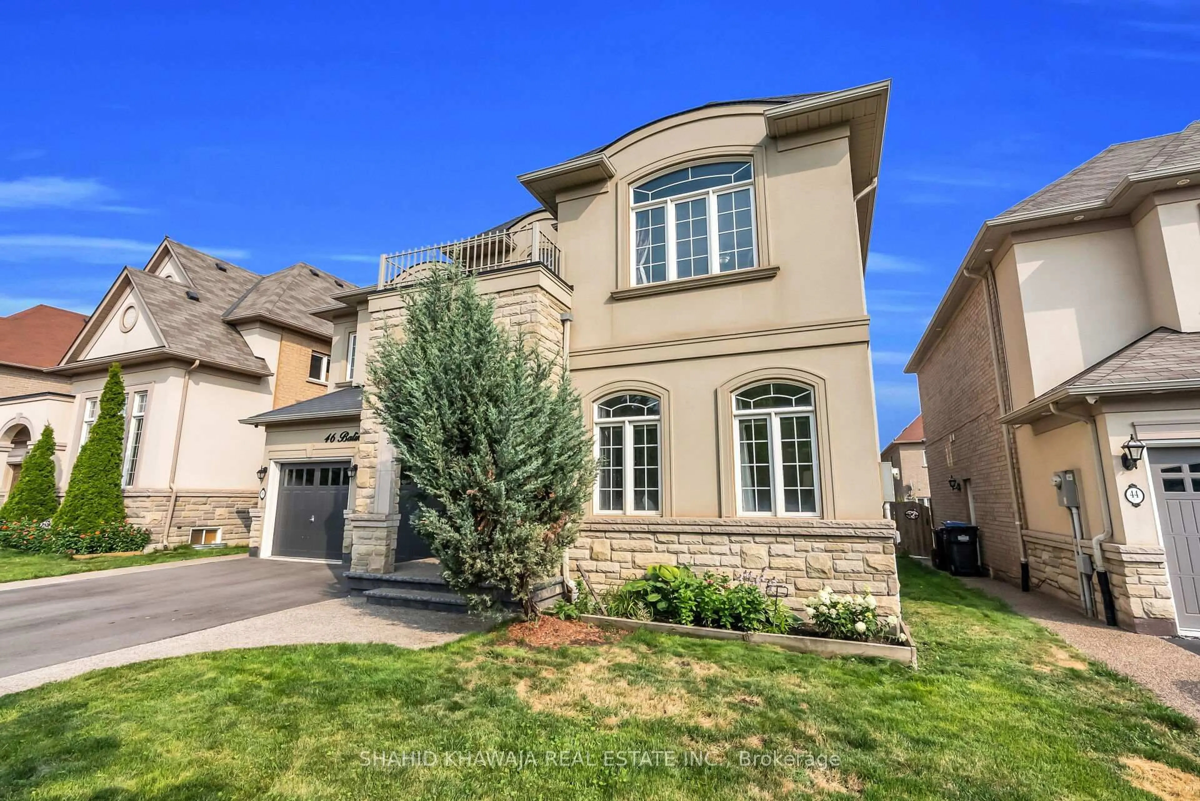Home with brick exterior material, street for 46 Balin Cres, Brampton Ontario L6X 0V8