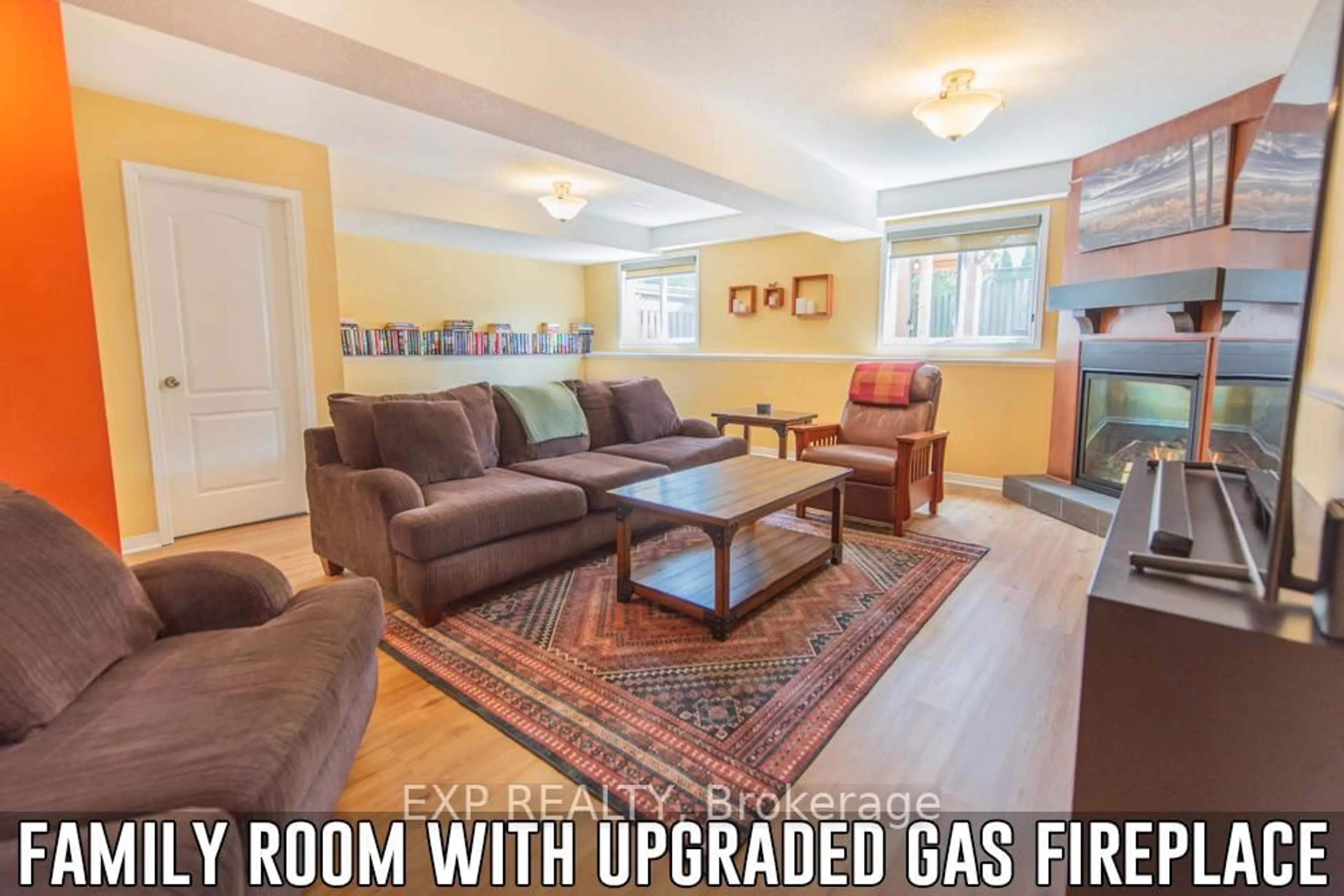 Living room with furniture, floor is not visible for 144 Gooseberry St, Orangeville Ontario L9W 5H4