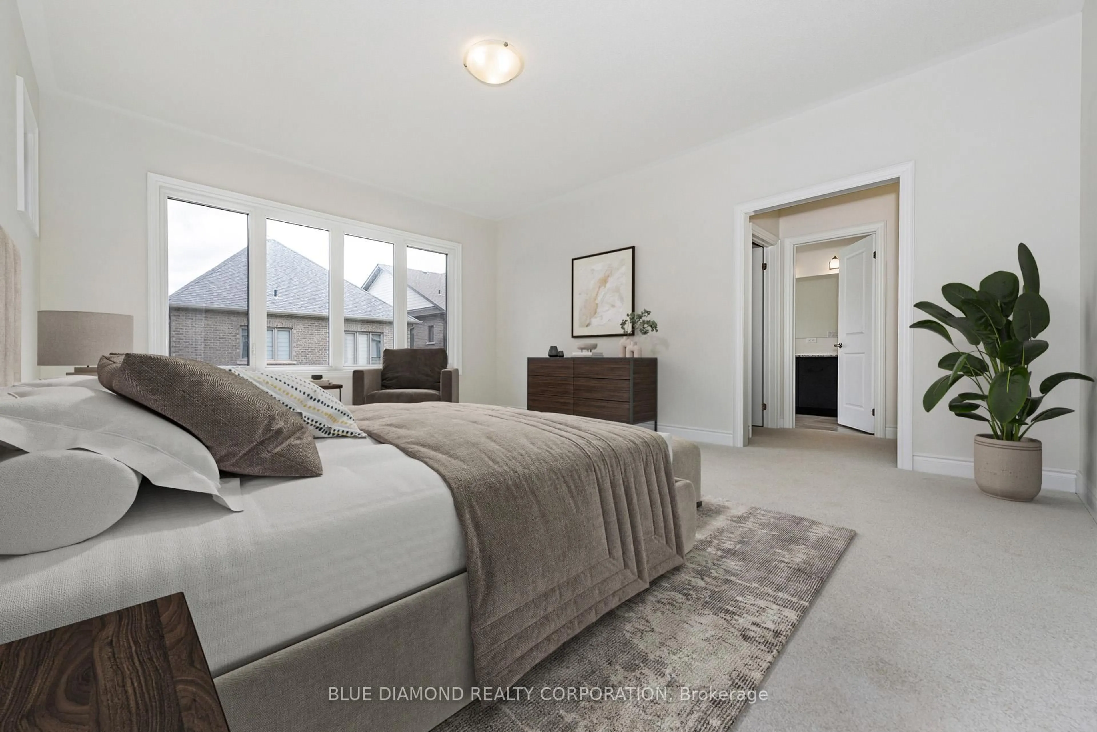 Bedroom with bed, unknown for 1366 LOON Lane, Oakville Ontario L6H 7Z8