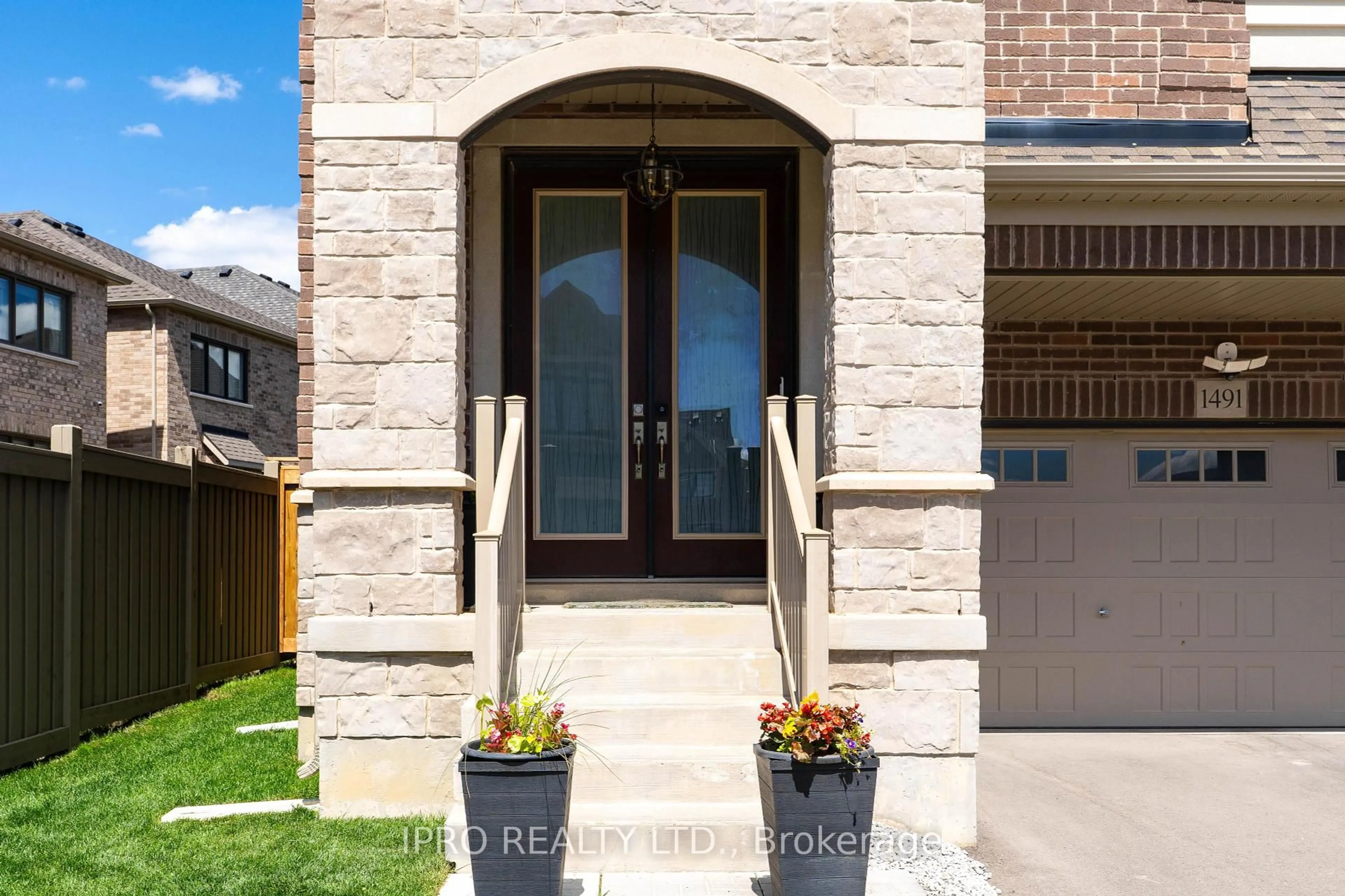 Home with brick exterior material, street for 1491 Kovachik Blvd, Milton Ontario L9E 1T5
