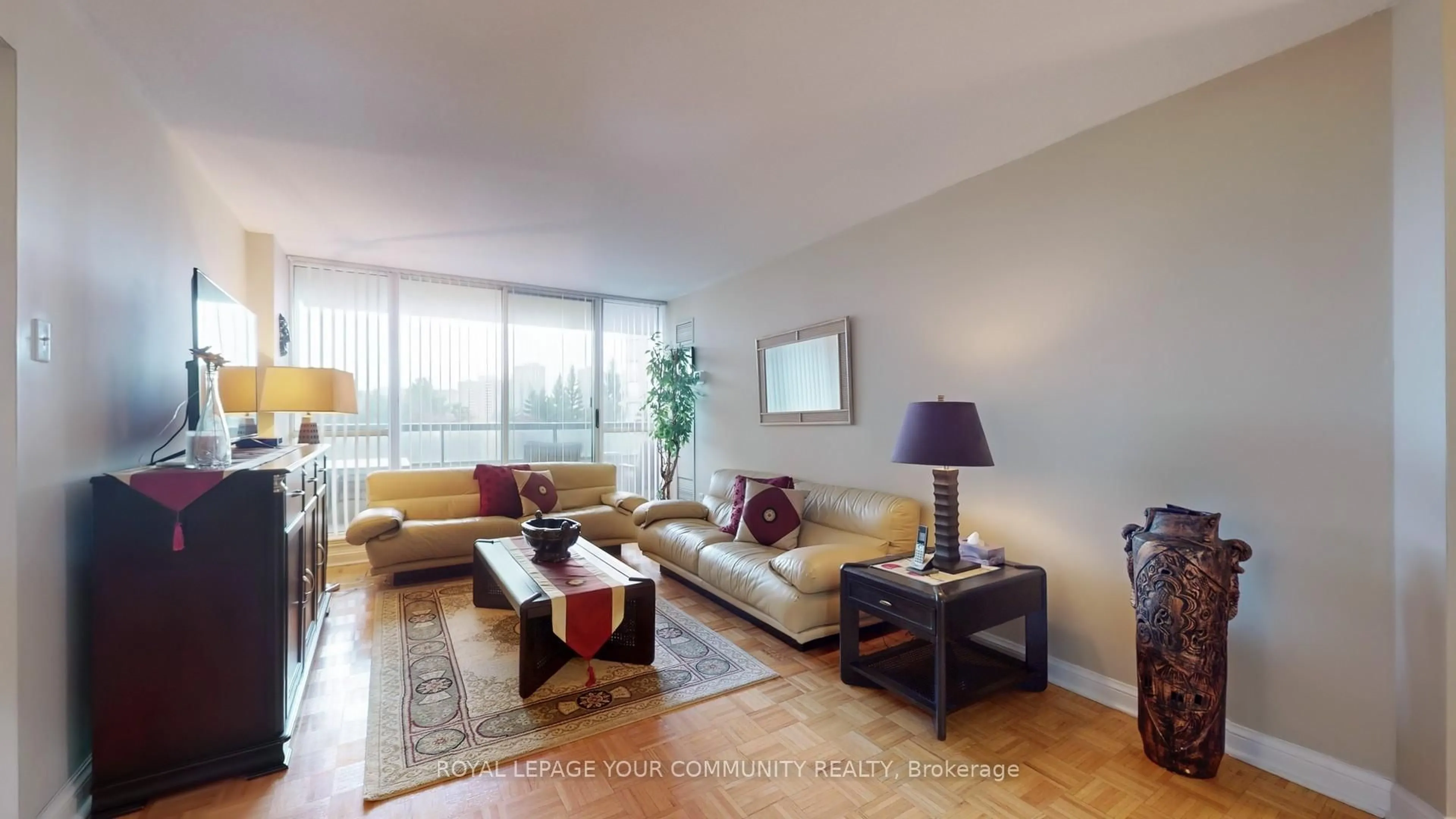 Living room with furniture, unknown for 24 Hanover Rd #404, Brampton Ontario L6S 5K8