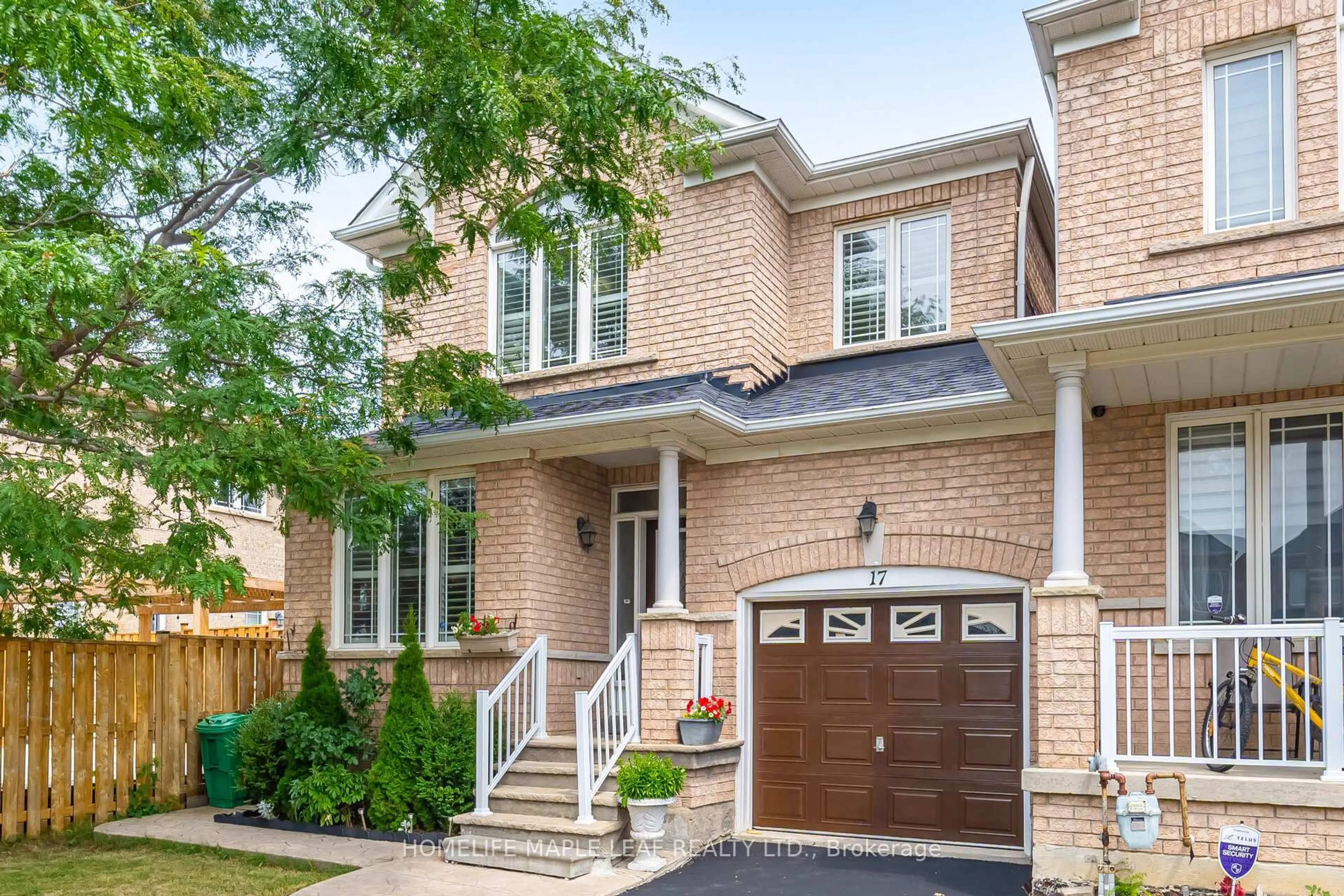 Home with brick exterior material, street for 17 Eaglefield Gate, Brampton Ontario L7A 3S2