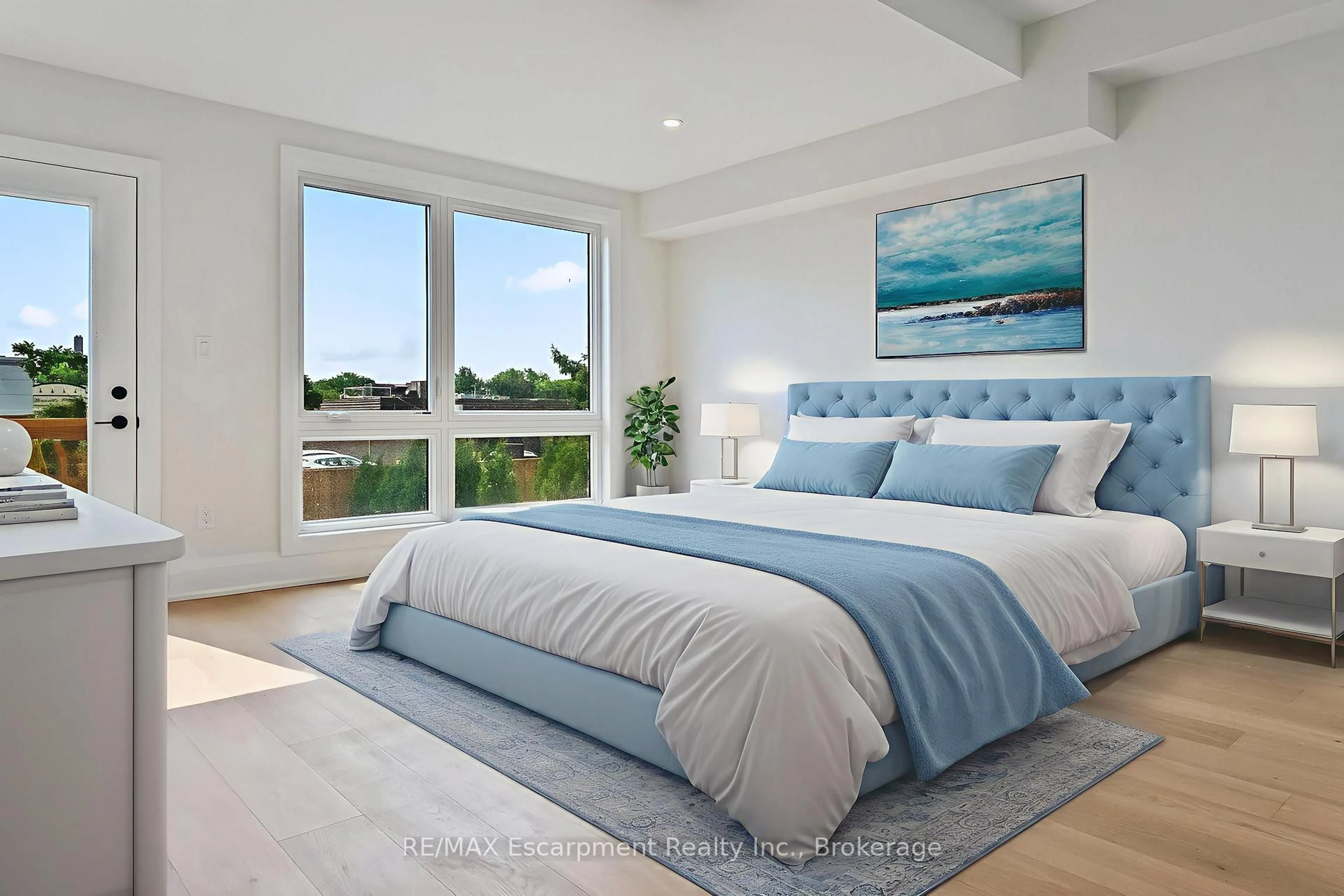 Bedroom with bed, unknown for 138 East St #4, Oakville Ontario L6L 0H9