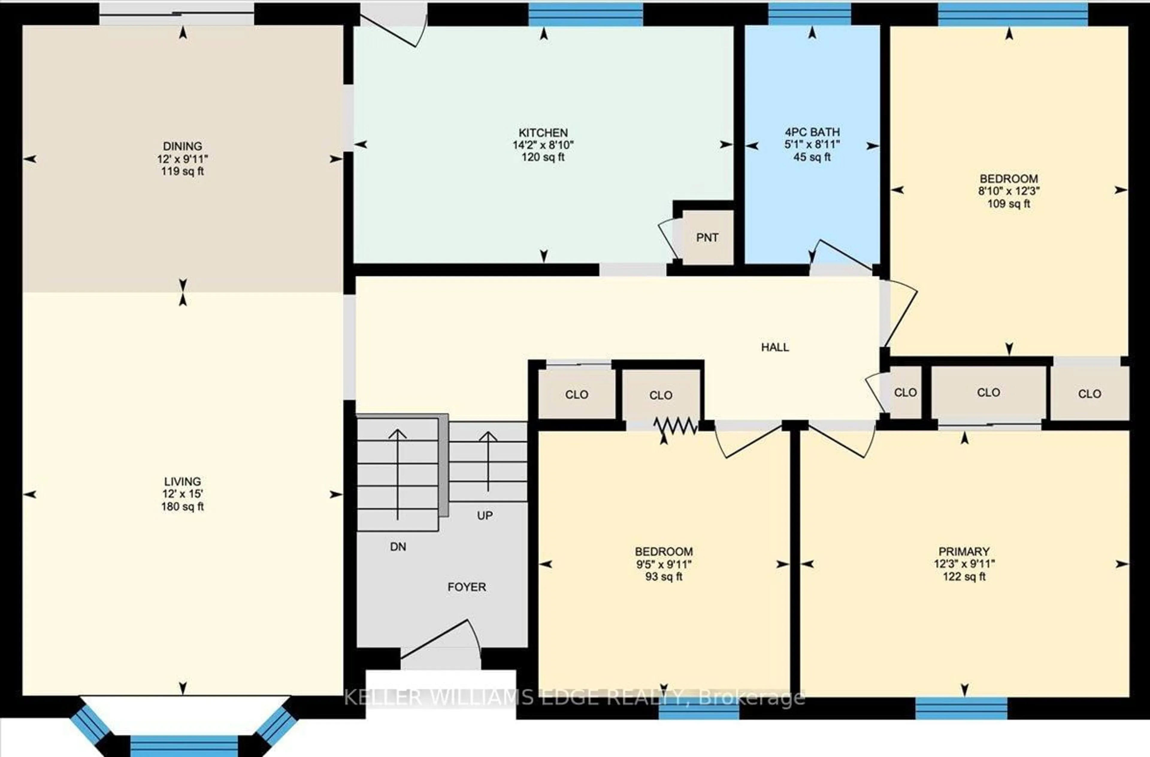 Floor plan for 639 Blue Forest Hill, Burlington Ontario L7L 4H4