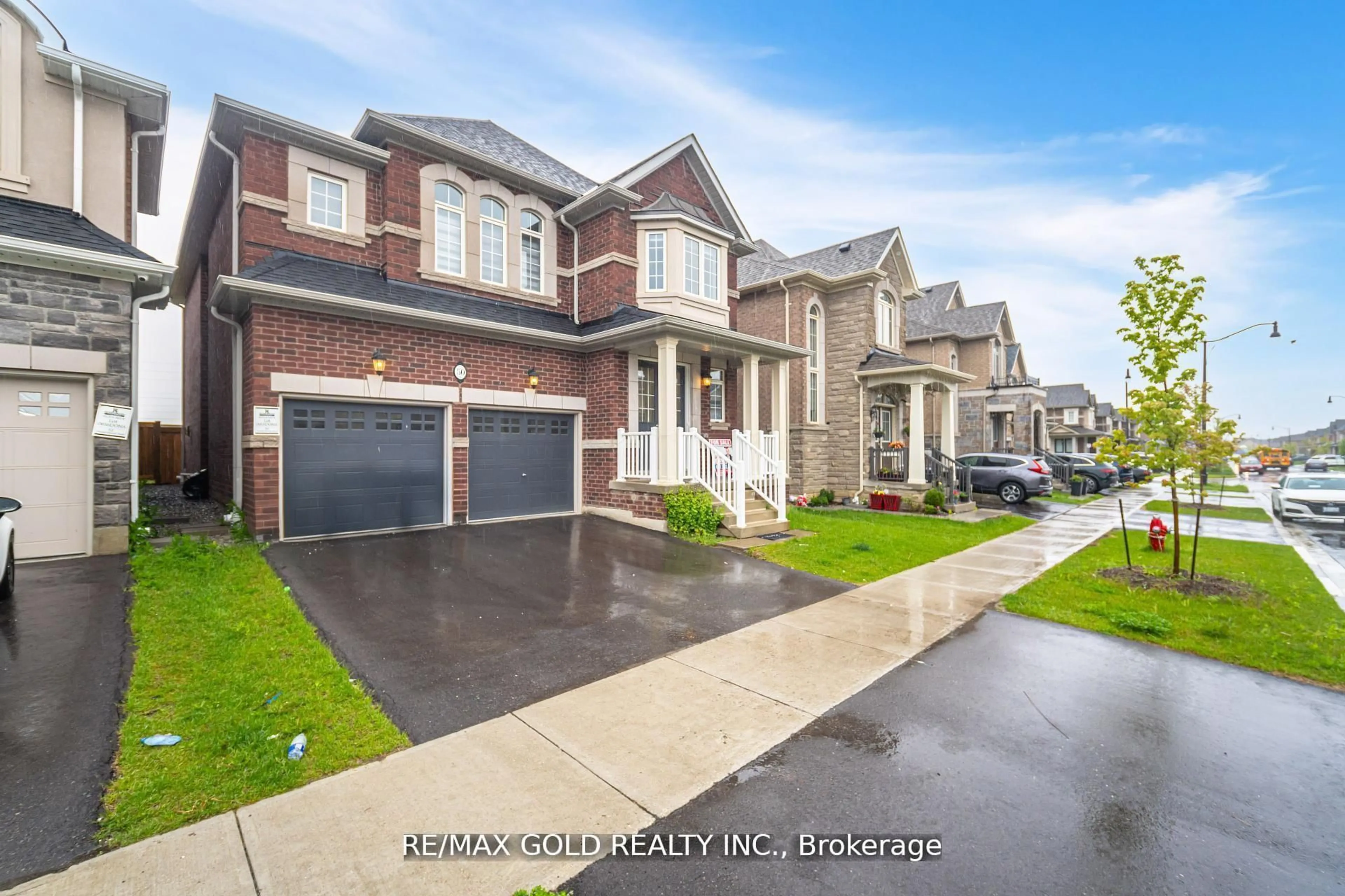 Home with brick exterior material, street for 50 Donald Stewart Rd, Brampton Ontario L7A 5J1