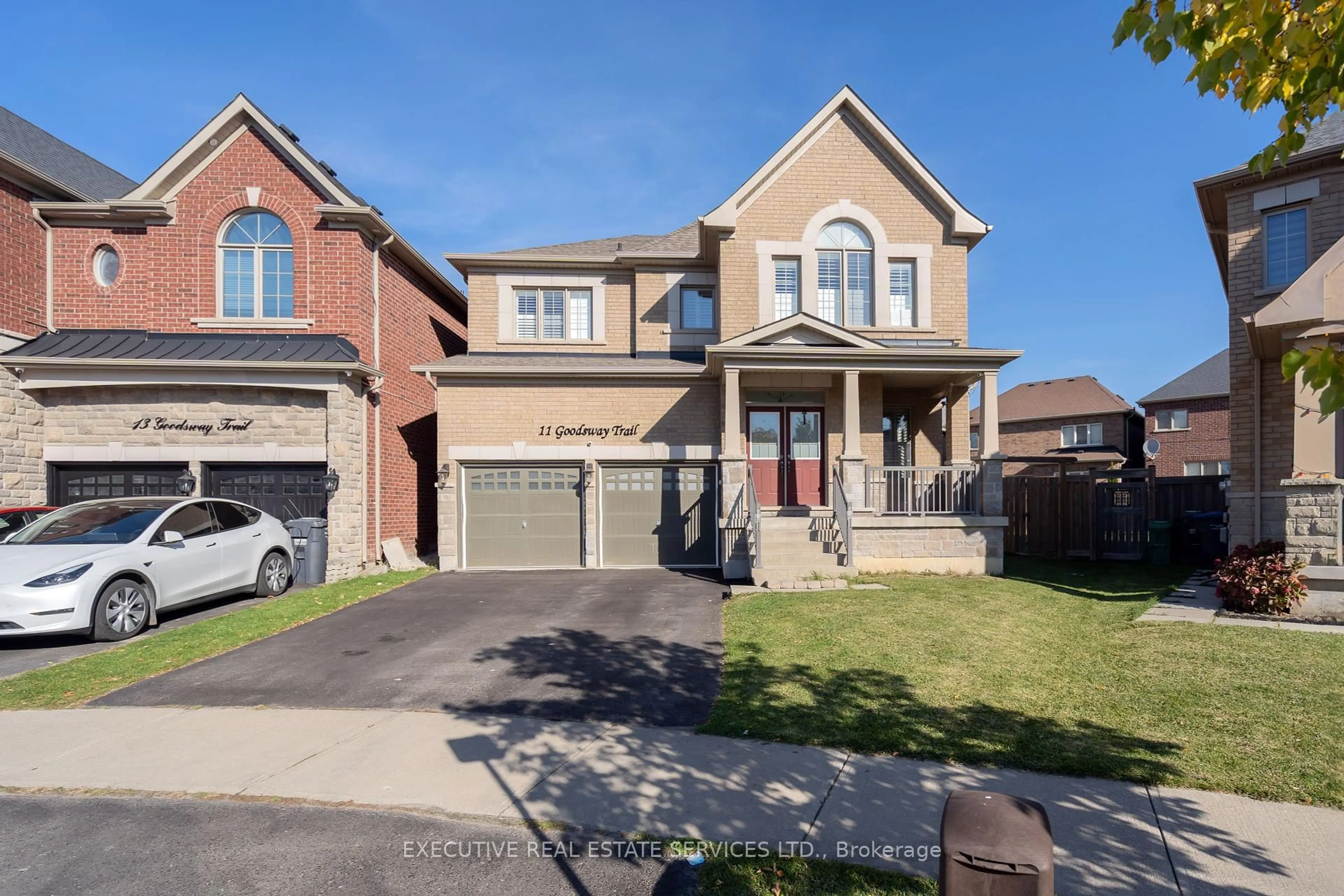 Home with brick exterior material, street for 11 Goodsway Tr, Brampton Ontario L7A 4A3