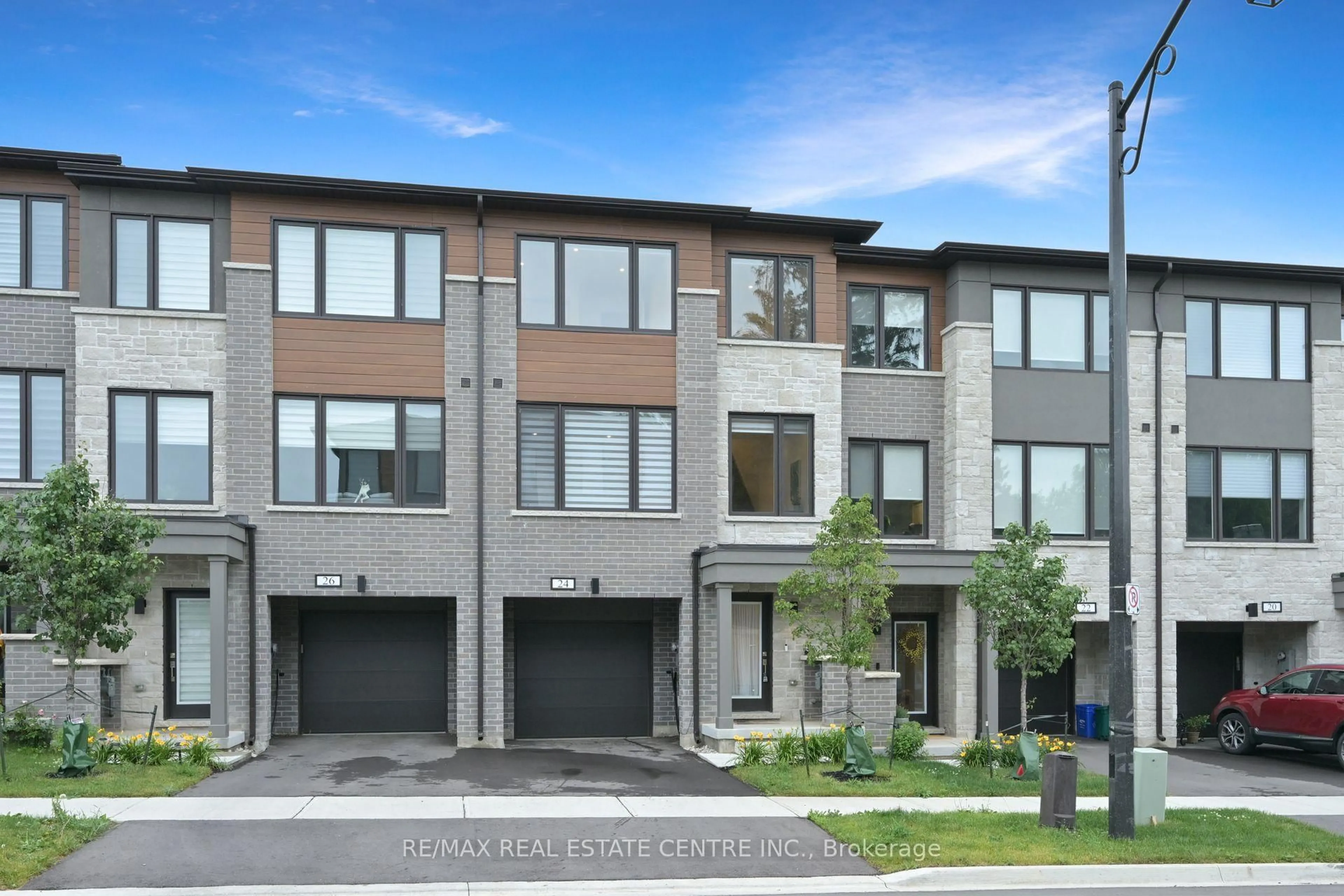 Home with brick exterior material, street for 24 Humberstone Dr, Halton Hills Ontario L7G 0C4