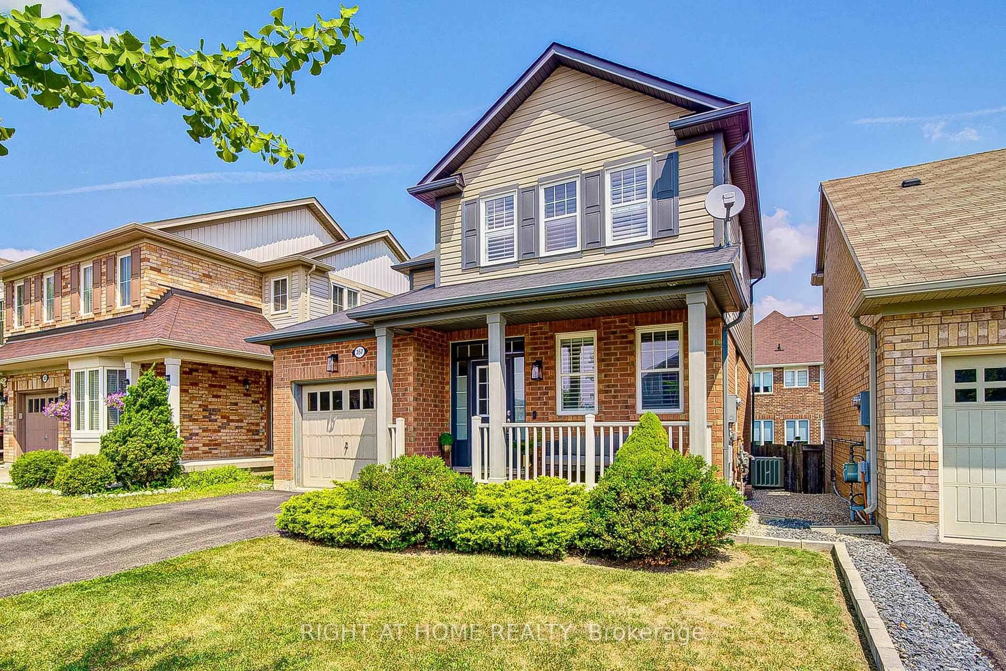 Home with brick exterior material, street for 357 Jelinik Terr, Milton Ontario L9T 7M8